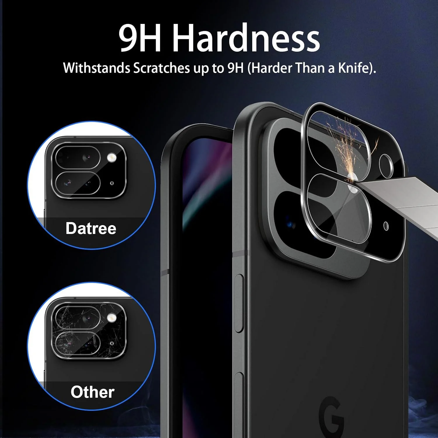 محافظ لنز دوربین شیشه ای Datree برای Google Pixel 9 Pro Fold، شیشه حرارت دیده با سختی 9H، ضد خش HD، فیلم شیشه ای حرارت دیده لنز، محافظ صفحه نمایش دوربین عقب بدون حباب، مشکی، بسته محافظ لنز دوربین شیشه ای Datree برای Google Pixel 9 Pro Fold، شیشه حرارت دیده با سختی 9H، ضد خش HD، فیلم شیشه ای حرارت دیده لنز، محافظ صفحه نمایش دوربین عقب بدون حباب، مشکی، بسته