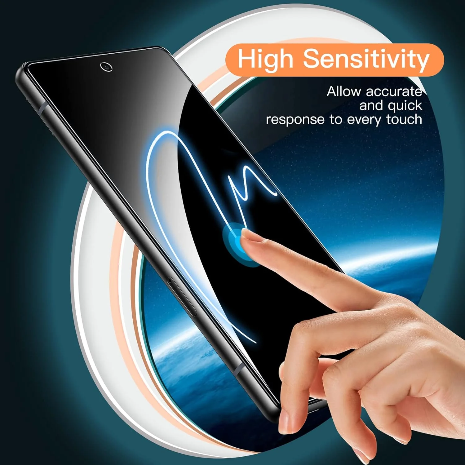 محافظ صفحه نمایش JETech برای گوگل پیکسل 6a 6.1 اینچی، سازگار با اثر انگشت، فیلم شیشه ای حرارت دیده، شفاف HD، بسته 3 عددی محافظ صفحه نمایش JETech برای گوگل پیکسل 6a 6.1 اینچی، سازگار با اثر انگشت، فیلم شیشه ای حرارت دیده، شفاف HD، بسته 3 عددی