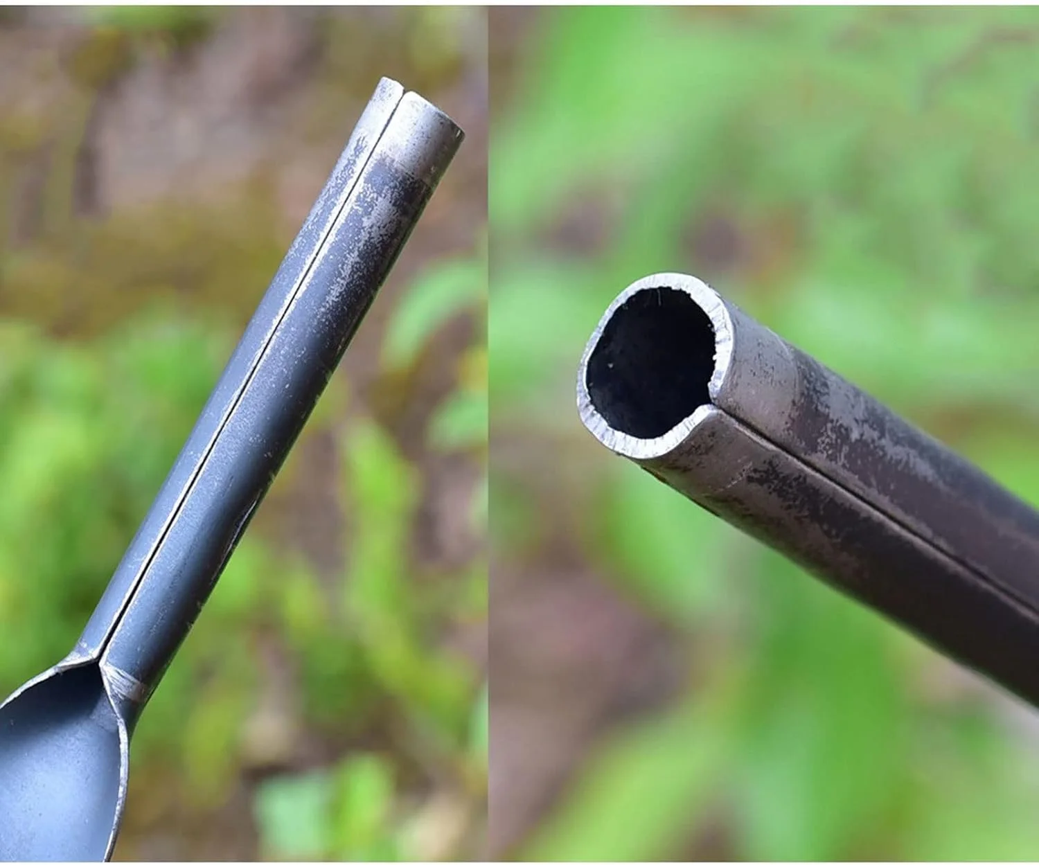 بیلچه باغبانی COKYIS، بیلچه برگ بیدی، بیلچه کوچک حفاری، ابزار کاشت، بیلچه کوچک ضخیم شده خانگی، بیلچه کوچک کشاورزی برای حفاری در طبیعت (سایز: متوسط)