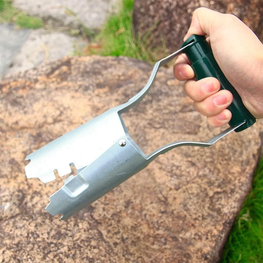 ابزار کاشت نشا MOONT، دستگاه کاشت پیاز با نشانگر عمق، رهاسازی خودکار خاک برای حفر/پر کردن سوراخ، لوله کاشت کشاورزی باغ