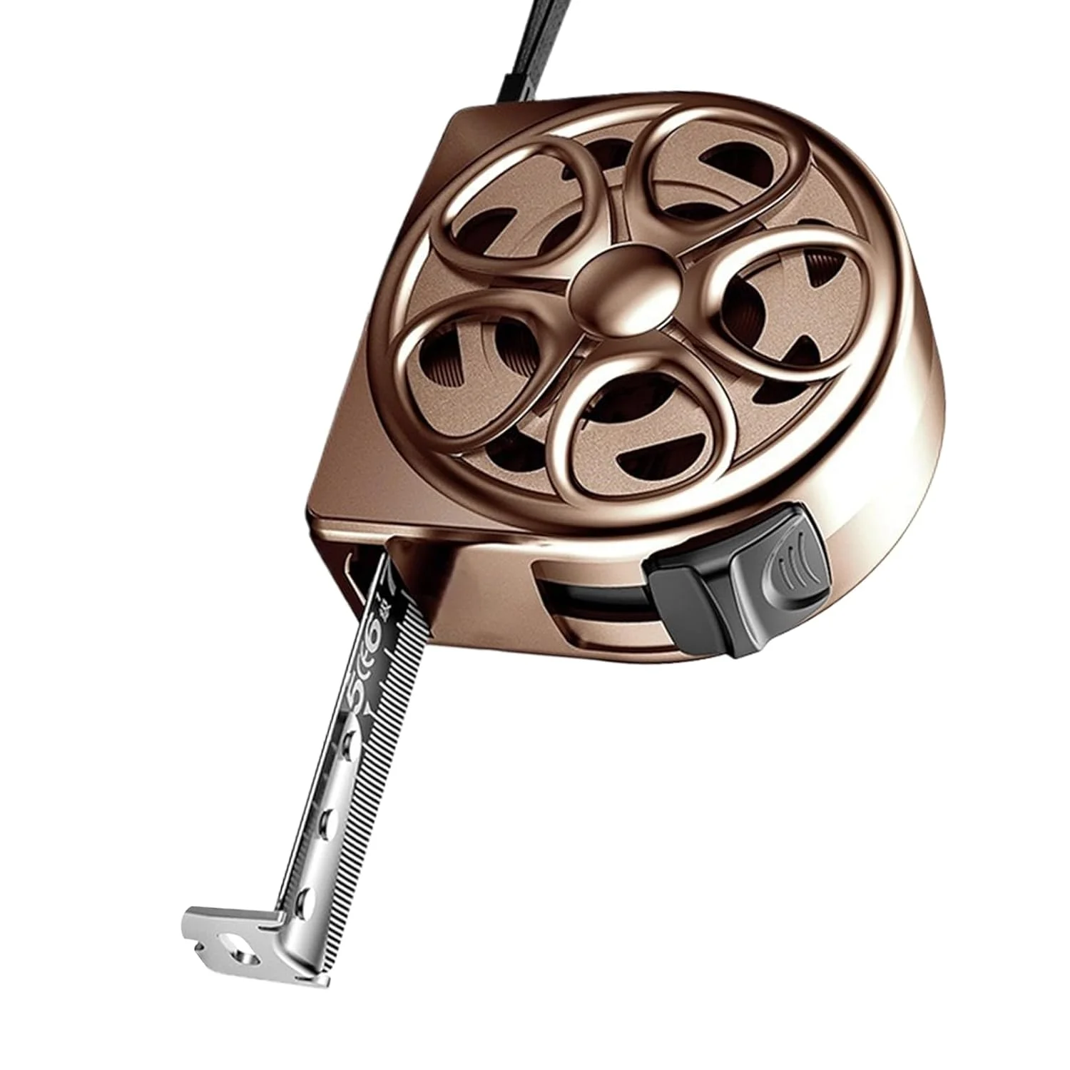 متر نواری استیل ضد زنگ، خط کش اندازه گیری قفل فوری با طراحی توخالی | ابزار اندازه گیری دستی ضد سقوط برای مسیرهای کشاورزی، مهندسی صنعتی، نجاری، فضای باز