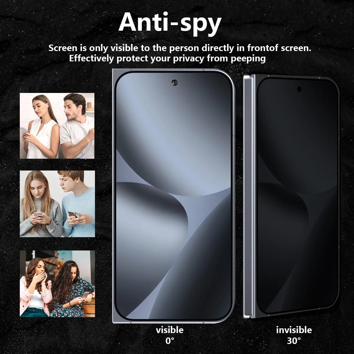 محافظ صفحه نمایش حریم خصوصی Gelaasso بسته 2 عددی برای Google Pixel 10 Pro Fold از جنس شیشه حرارت دیده، سختی 9H، فیلم ضد خش، فیلم حریم خصوصی، محافظ صفحه نمایش ضد جاسوسی، شیشه حرارت دیده حریم خصوصی محافظ صفحه نمایش حریم خصوصی Gelaasso بسته 2 عددی برای Google Pixel 10 Pro Fold از جنس شیشه حرارت دیده، سختی 9H، فیلم ضد خش، فیلم حریم خصوصی، محافظ صفحه نمایش ضد جاسوسی، شیشه حرارت دیده حریم خصوصی