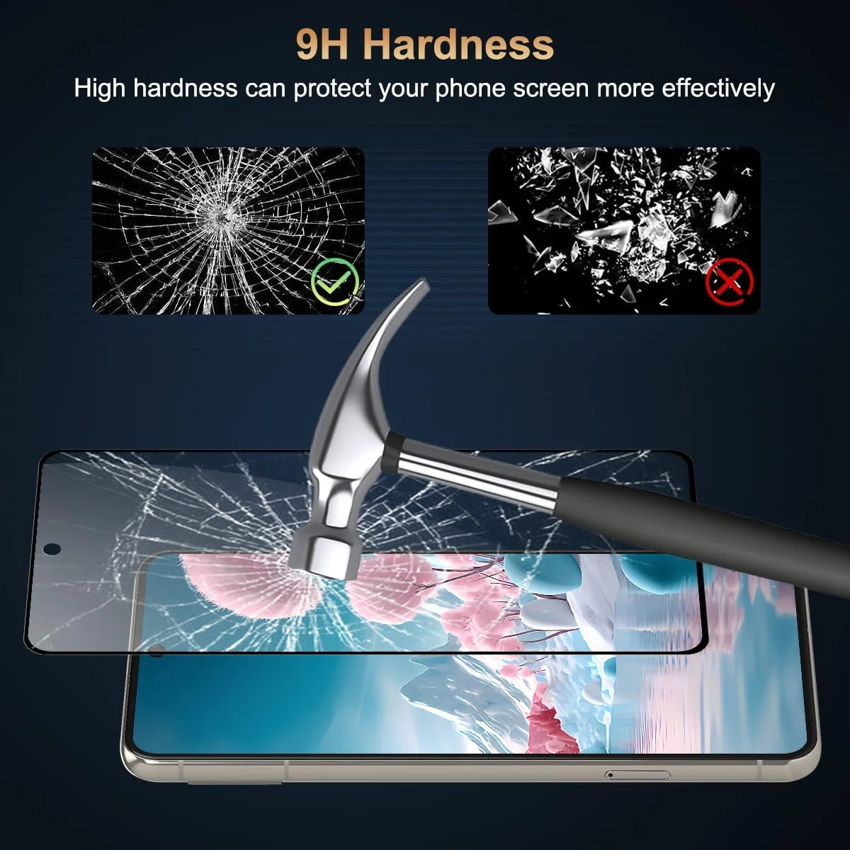 محافظ صفحه نمایش Supershieldz برای Google Pixel 8 Pro 5G، محافظ های پوشش کامل منحنی سه بعدی برای Pixel 8 Pro، فیلم شیشه ای سخت شده 9H، بدون حباب، حساس به لمس، HD شفاف - بسته 2 عددی