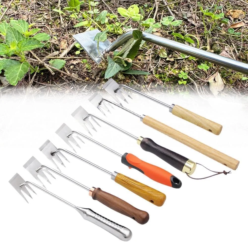 ابزار علف‌کش دو منظوره، بیلچه چند منظوره ریشه‌کن کننده علف‌های هرز، ابزار باغبانی، بیل و چنگک کشاورزی