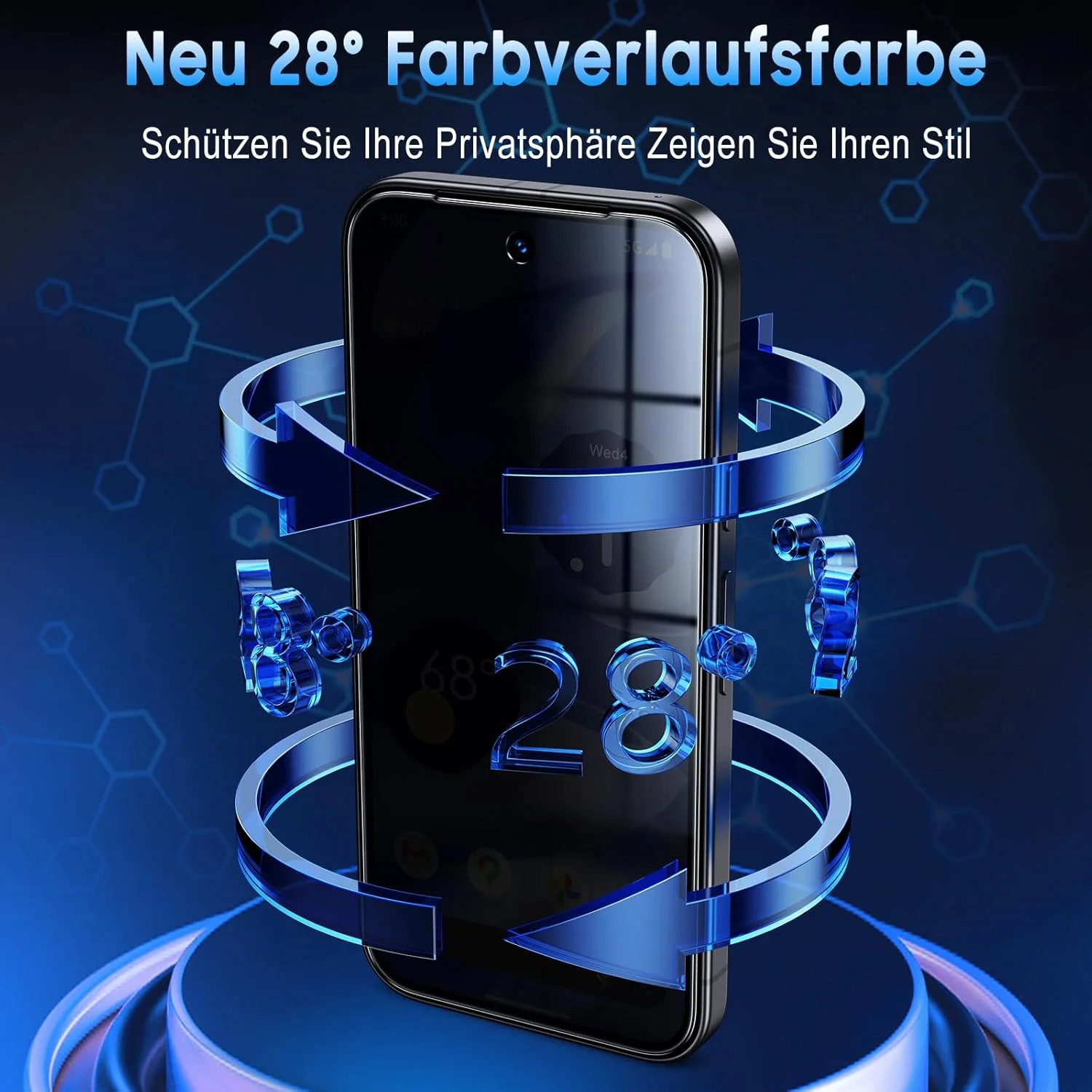 محافظ حریم خصوصی Uyiton برای گوگل پیکسل 9A - بسته 2 عددی محافظ صفحه نمایش شیشه ای سخت با سختی 9H به همراه قالب نصب، محافظت از حریم خصوصی 30 درجه، پوشش کامل، شیشه حرارت دیده ضد جاسوسی محافظ حریم خصوصی Uyiton برای گوگل پیکسل 9A - بسته 2 عددی محافظ صفحه نمایش شیشه ای سخت با سختی 9H به همراه قالب نصب، محافظت از حریم خصوصی 30 درجه، پوشش کامل، شیشه حرارت دیده ضد جاسوسی