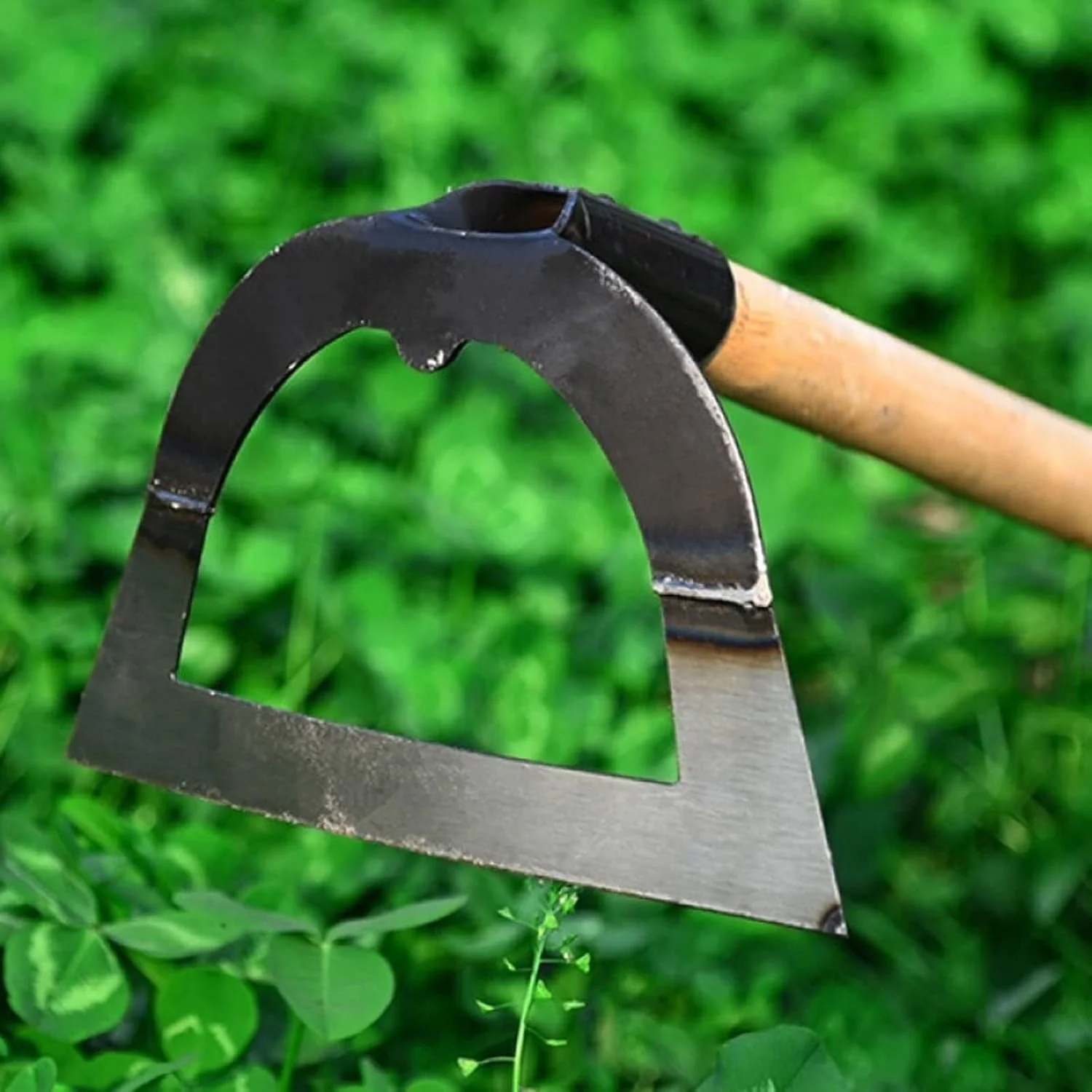 بیلچه باغبانی سوناکسو، ابزار باغبانی فولادی دستی برای وجین علف های هرز، کاشت سبزیجات، شل کردن خاک و از بین بردن علف های هرز (رنگ: L)