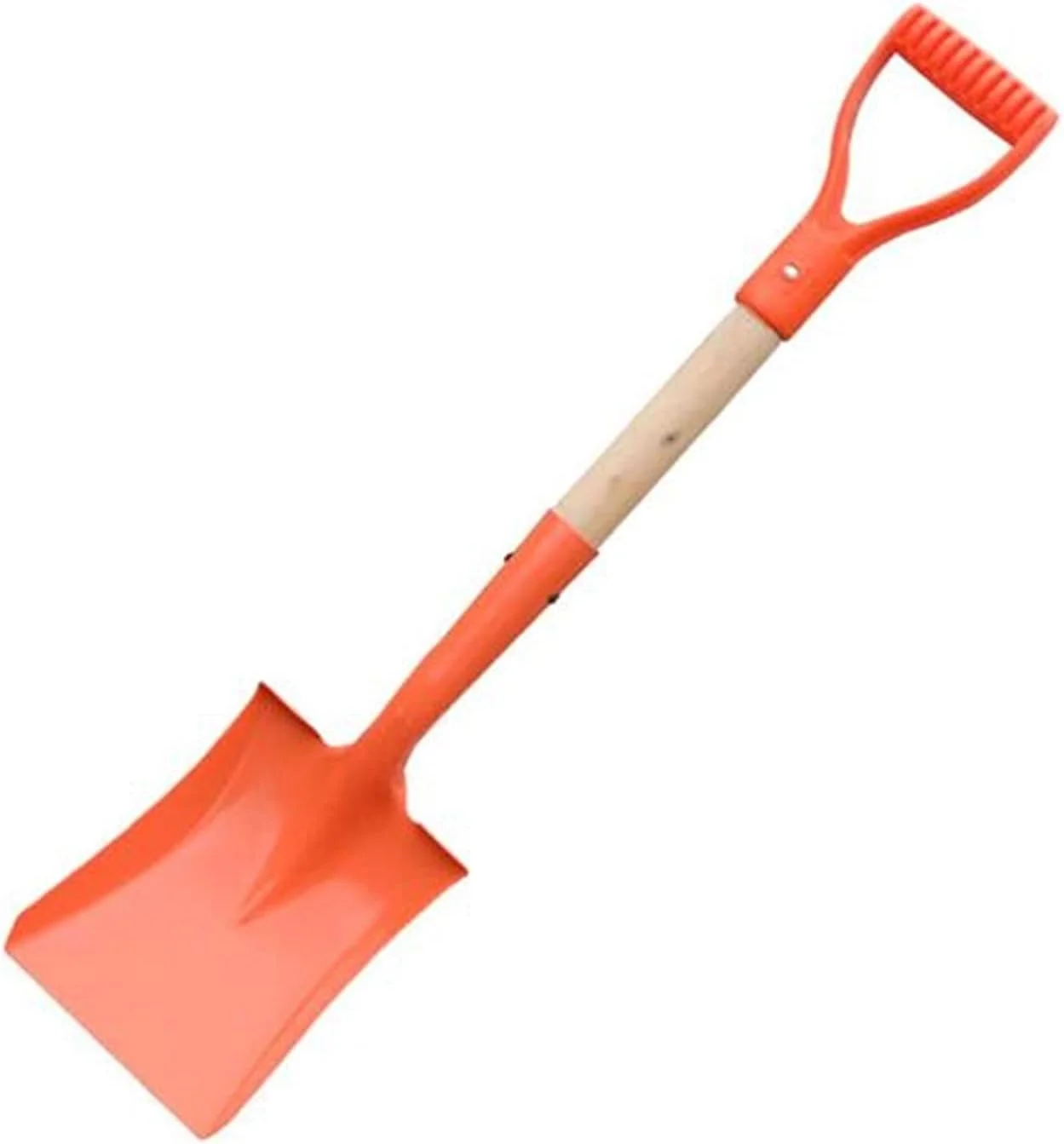 HEJLZC Garden Shovel Outdoor Shovel Garden Tools Garden Shovel Tools Agricultural Shoveling Orange for Digging Planting (Color : Orange A, Size : 68x20x15cm)