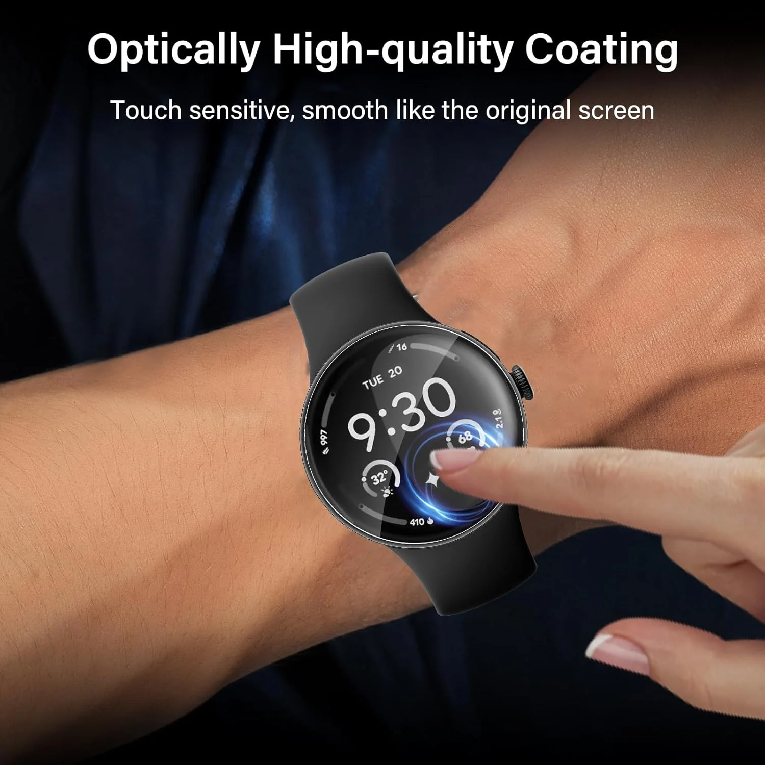 محافظ صفحه نمایش فوق العاده شفاف Funrae، بسته 4 عددی، سازگار با ساعت Google Pixel Watch 4 41mm، شیشه حرارت دیده، TPU انعطاف پذیر بدون حباب، ضد خش، فیلم محافظ صفحه نمایش ضد آب محافظ صفحه نمایش فوق العاده شفاف Funrae، بسته 4 عددی، سازگار با ساعت Google Pixel Watch 4 41mm، شیشه حرارت دیده، TPU انعطاف پذیر بدون حباب، ضد خش، فیلم محافظ صفحه نمایش ضد آب