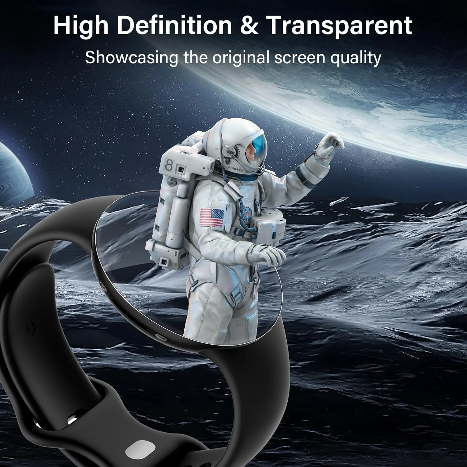 محافظ صفحه نمایش فوق العاده شفاف Funrae، بسته 4 عددی، سازگار با ساعت Google Pixel Watch 4 41mm، شیشه حرارت دیده، TPU انعطاف پذیر بدون حباب، ضد خش، فیلم محافظ صفحه نمایش ضد آب محافظ صفحه نمایش فوق العاده شفاف Funrae، بسته 4 عددی، سازگار با ساعت Google Pixel Watch 4 41mm، شیشه حرارت دیده، TPU انعطاف پذیر بدون حباب، ضد خش، فیلم محافظ صفحه نمایش ضد آب