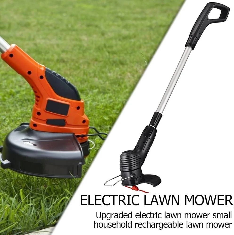 علف زن شارژی قابل حمل برقی، علف زن دستی، قیچی هرس علف، ماشین چمن زنی کشاورزی خانگی، علف زن شارژی، ابزار باغبانی و هرس علف (رنگ: 1 EU)