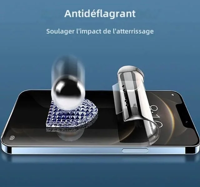 محافظ صفحه نمایش حریم خصوصی هیدروژلی WardSan [یک عدد برای گوگل پیکسل 9/9 پرو 6.3 اینچ] سه بعدی | پایه سلفی رایگان | ضد ضربه | محافظ TPU نرم | بهتر از شیشه حرارت دیده