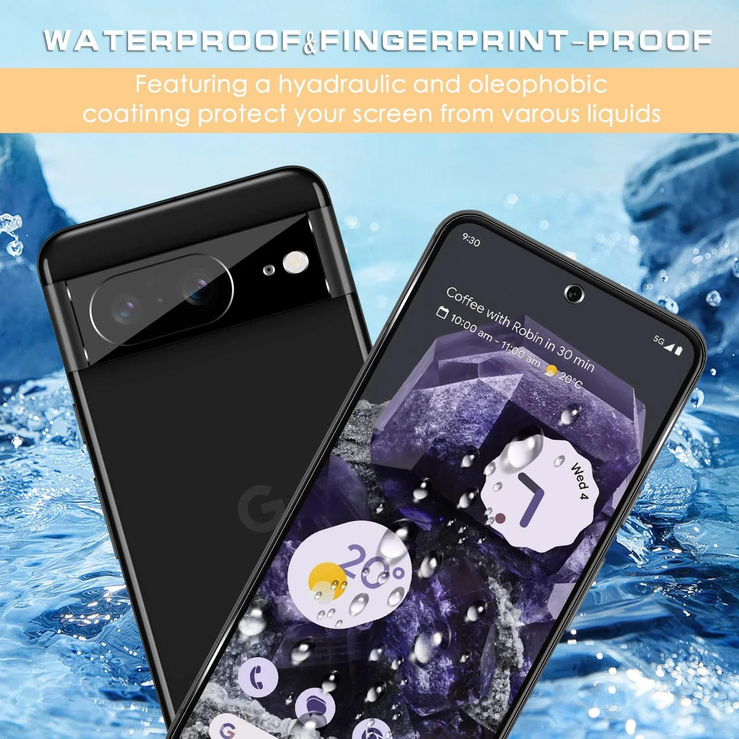 محافظ صفحه نمایش MiRowy سازگار با Google Pixel 8، 2+2 عدد فیلم شیشه ای حرارت دیده 9H ضد جاسوسی و محافظ دوربین، محافظ صفحه نمایش ضد خش و ضد جاسوسی برای Google Pixel 8 محافظ صفحه نمایش MiRowy سازگار با Google Pixel 8، 2+2 عدد فیلم شیشه ای حرارت دیده 9H ضد جاسوسی و محافظ دوربین، محافظ صفحه نمایش ضد خش و ضد جاسوسی برای Google Pixel 8