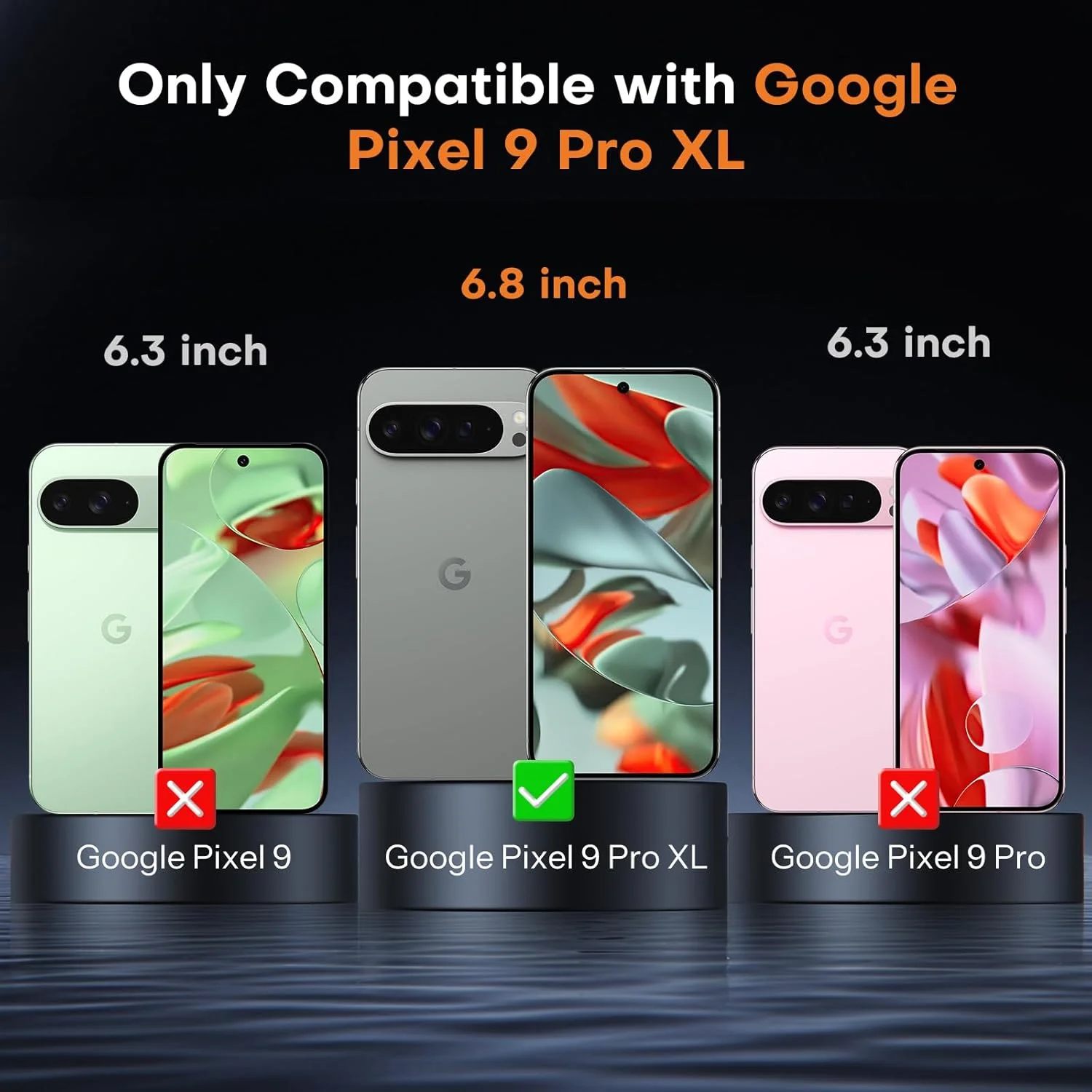 محافظ صفحه نمایش شیشه ای OMOTON برای Google Pixel 9 Pro XL با قاب نصب، سازگار با محافظ لنز دوربین Pixel 9 Pro XL، پشتیبانی از حسگر اثر انگشت و حسگر دما محافظ صفحه نمایش شیشه ای OMOTON برای Google Pixel 9 Pro XL با قاب نصب، سازگار با محافظ لنز دوربین Pixel 9 Pro XL، پشتیبانی از حسگر اثر انگشت و حسگر دما
