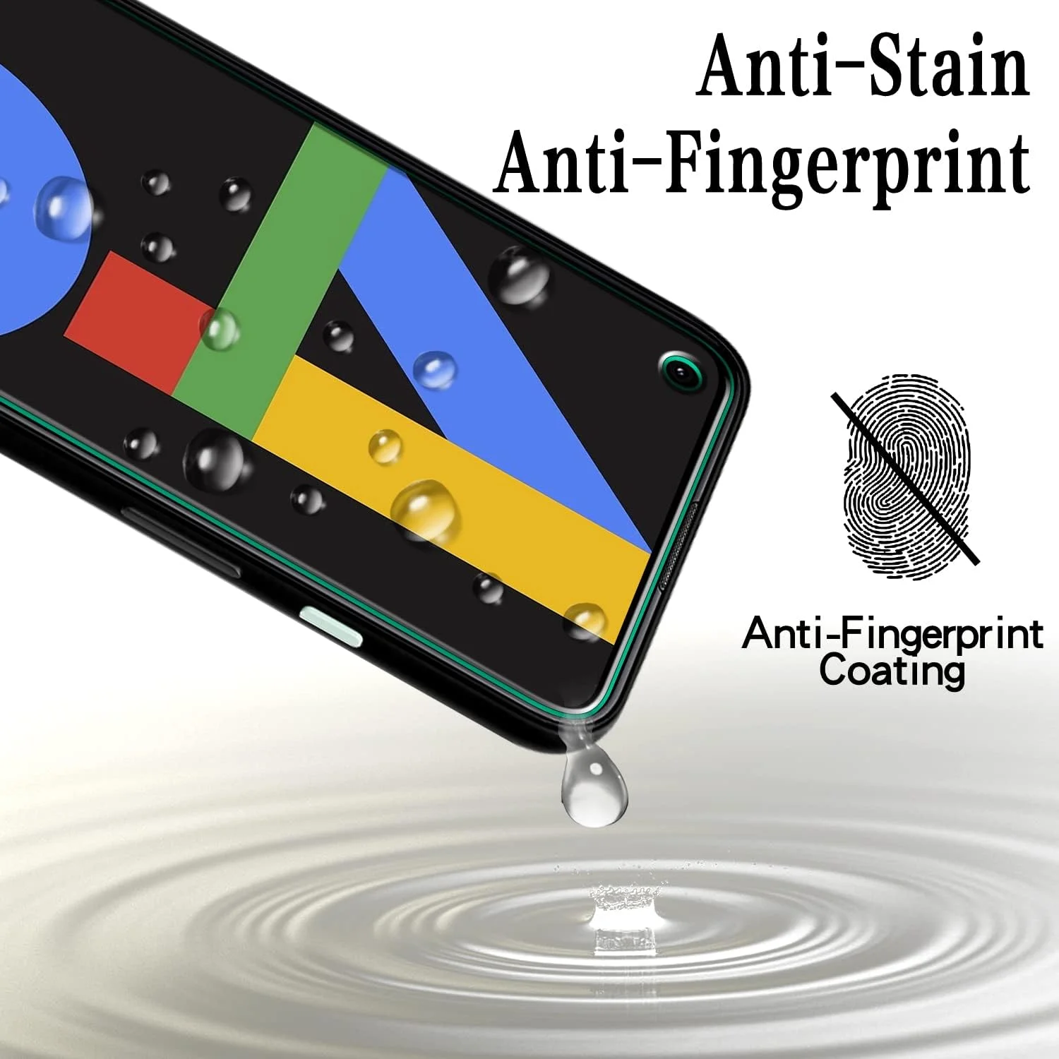 محافظ صفحه نمایش MAYtobe بسته 2 عددی برای گوگل پیکسل 4a 4G 5.8 اینچی، شیشه حرارت دیده، سازگار با قاب، سختی 9H، بدون حباب، ضد خش، شفاف HD، فوق العاده مقاوم