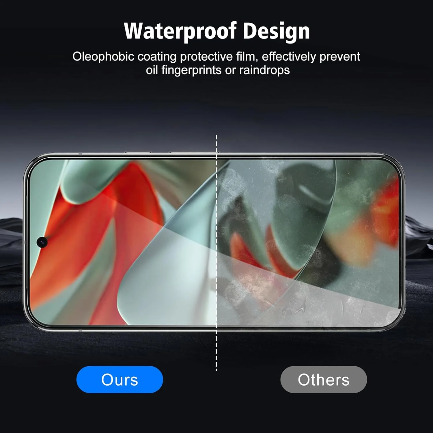 محافظ صفحه نمایش شیشه ای حرارت دیده CYYAGE، 3 عدد، مناسب برای Google Pixel 9 Pro XL، شیشه با سختی 9H، بدون حباب، ضد خش