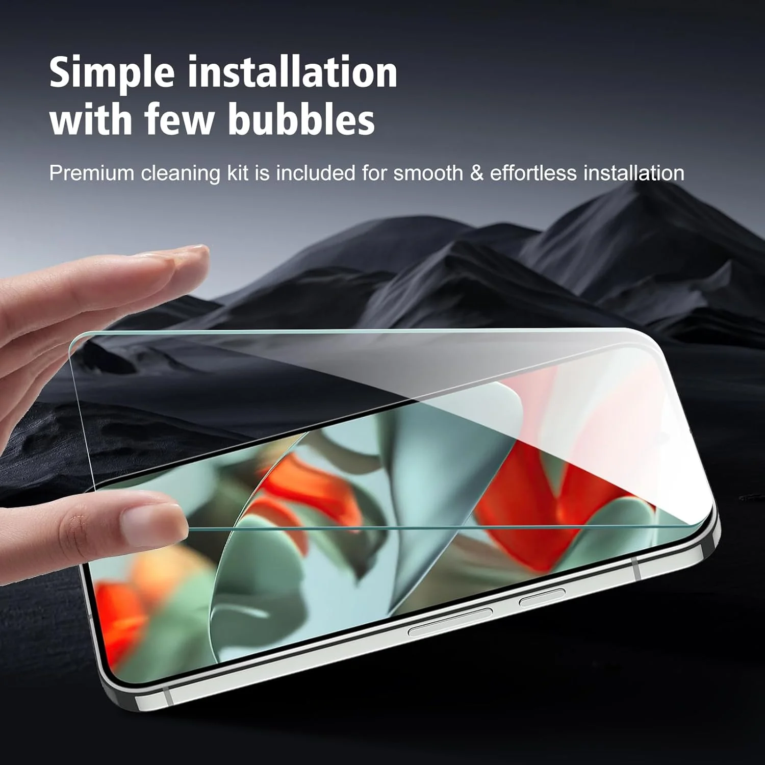 محافظ صفحه نمایش شیشه ای حرارت دیده CYYAGE، 3 عدد، مناسب برای Google Pixel 9 Pro XL، شیشه با سختی 9H، بدون حباب، ضد خش