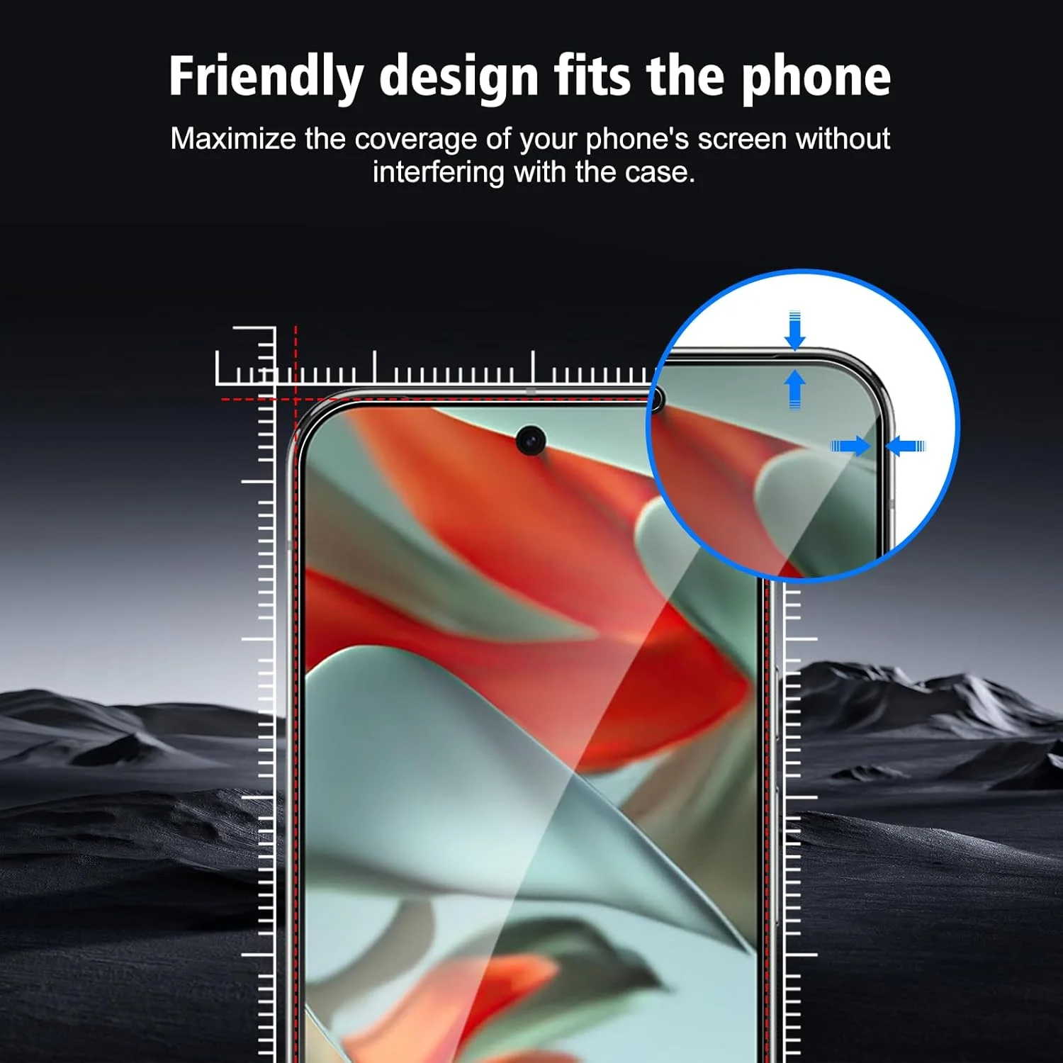 محافظ صفحه نمایش شیشه ای حرارت دیده CYYAGE، 3 عدد، مناسب برای Google Pixel 9 Pro XL، شیشه با سختی 9H، بدون حباب، ضد خش