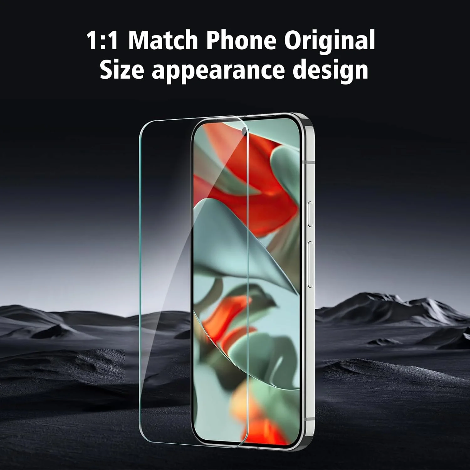 محافظ صفحه نمایش شیشه ای حرارت دیده CYYAGE، 3 عدد، مناسب برای Google Pixel 9 Pro XL، شیشه با سختی 9H، بدون حباب، ضد خش