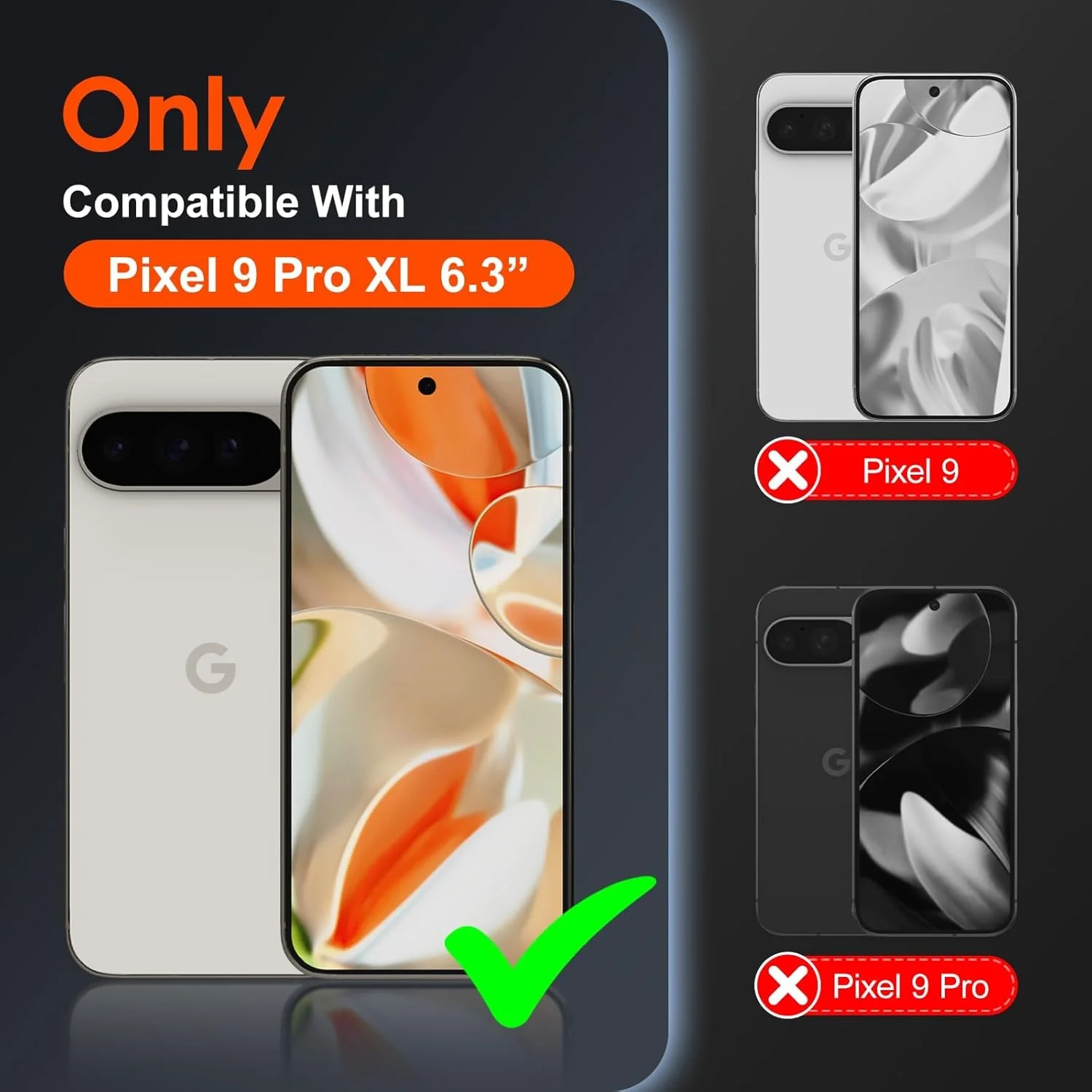 محافظ صفحه نمایش 4 در 1 Caisemo برای گوگل پیکسل 9 پرو XL 6.8 اینچی، 2 عدد فیلم شیشه ای حرارت دیده HD با نصب خودکار حذف گرد و غبار + 2 عدد محافظ لنز محافظ صفحه نمایش 4 در 1 Caisemo برای گوگل پیکسل 9 پرو XL 6.8 اینچی، 2 عدد فیلم شیشه ای حرارت دیده HD با نصب خودکار حذف گرد و غبار + 2 عدد محافظ لنز