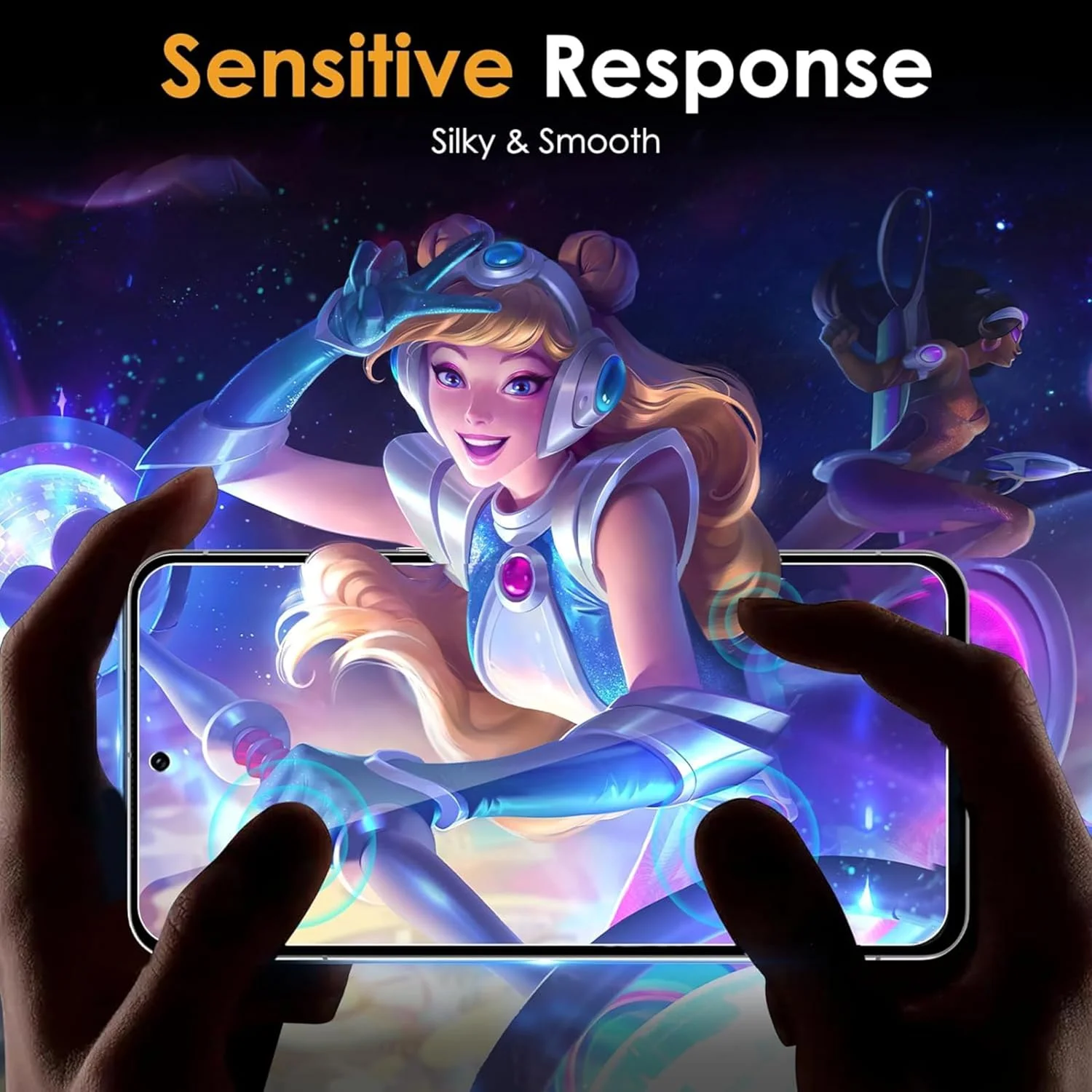 محافظ صفحه نمایش EKAM برای گوگل پیکسل 8، [2 عدد] شیشه حرارت دیده [سختی 9H] [بدون حباب] محافظ صفحه نمایش برای گوگل پیکسل 8 [6.2 اینچ]