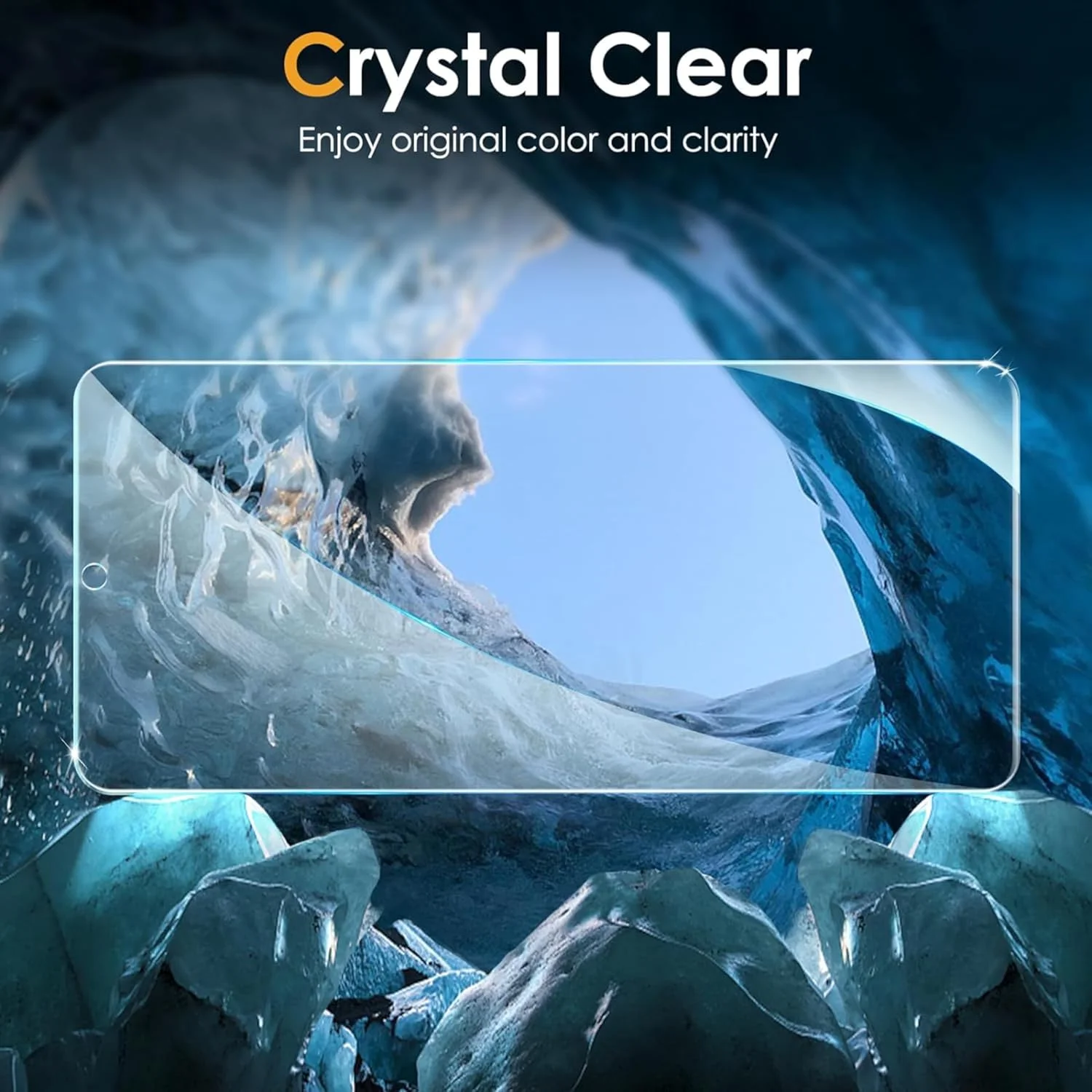 محافظ صفحه نمایش EKAM برای گوگل پیکسل 8، [2 عدد] شیشه حرارت دیده [سختی 9H] [بدون حباب] محافظ صفحه نمایش برای گوگل پیکسل 8 [6.2 اینچ]