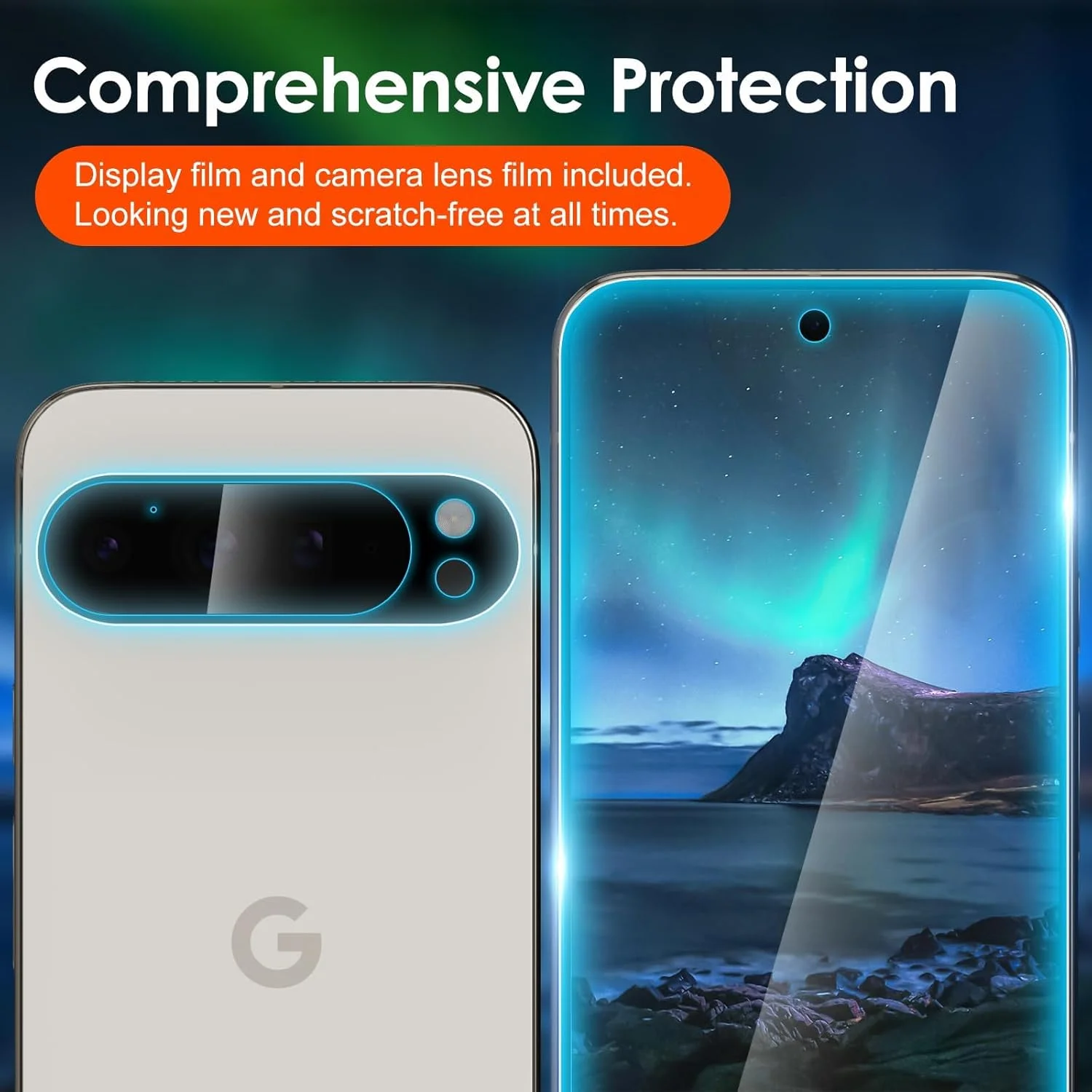 محافظ صفحه نمایش 4 در 1 Caisemo برای گوگل پیکسل 9 پرو XL 6.8 اینچی، 2 عدد فیلم شیشه ای حرارت دیده HD با نصب خودکار حذف گرد و غبار + 2 عدد محافظ لنز محافظ صفحه نمایش 4 در 1 Caisemo برای گوگل پیکسل 9 پرو XL 6.8 اینچی، 2 عدد فیلم شیشه ای حرارت دیده HD با نصب خودکار حذف گرد و غبار + 2 عدد محافظ لنز