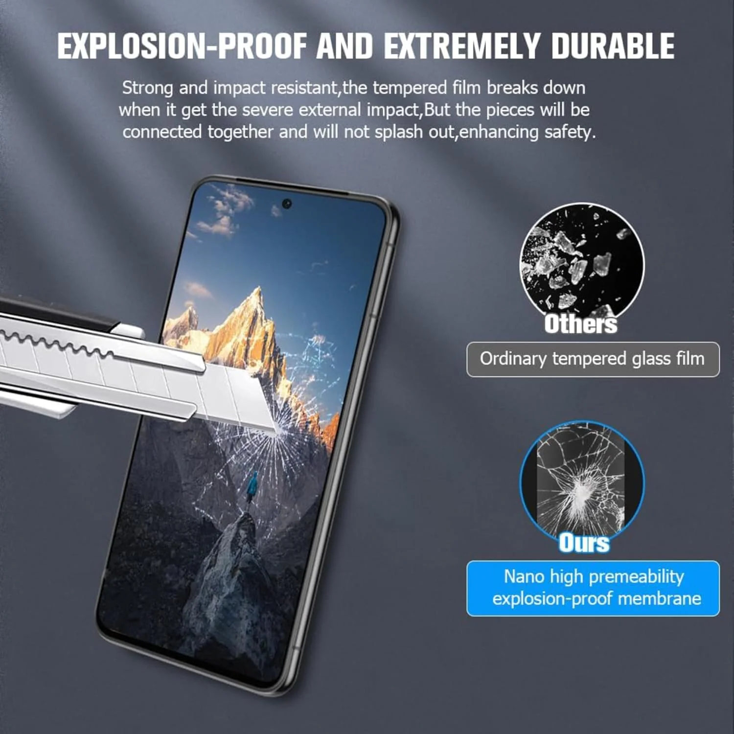 محافظ صفحه نمایش EKAM برای گوگل پیکسل 8، [2 عدد] شیشه حرارت دیده [سختی 9H] [بدون حباب] محافظ صفحه نمایش برای گوگل پیکسل 8 [6.2 اینچ]