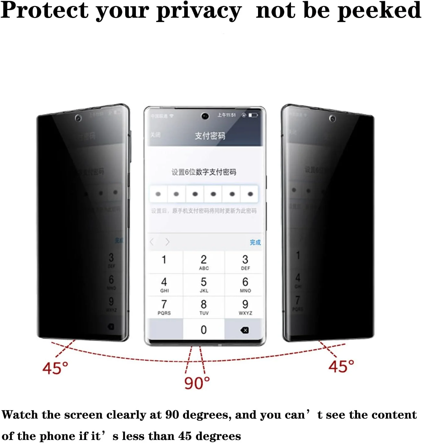 محافظ صفحه نمایش حریم خصوصی BYIUIHS، بسته 2 عددی، طراحی شده برای گوگل پیکسل 7 پرو / گوگل پیکسل 6 پرو، فیلم محافظ صفحه نمایش نرم ضد دید گوگل پیکسل 7 پرو / گوگل پیکسل 6 پرو 6.7 اینچ محافظ صفحه نمایش حریم خصوصی BYIUIHS، بسته 2 عددی، طراحی شده برای گوگل پیکسل 7 پرو / گوگل پیکسل 6 پرو، فیلم محافظ صفحه نمایش نرم ضد دید گوگل پیکسل 7 پرو / گوگل پیکسل 6 پرو 6.7 اینچ