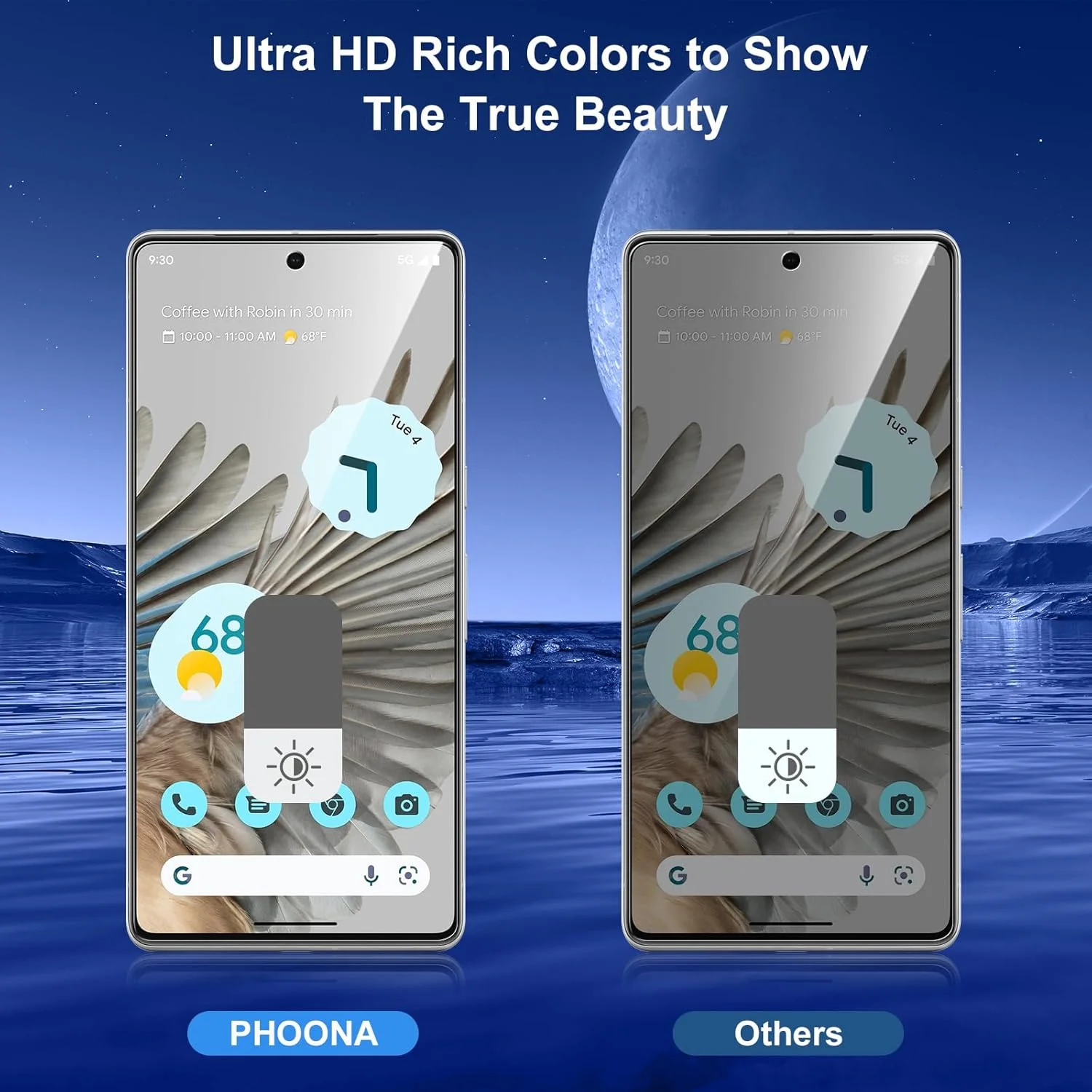 محافظ صفحه نمایش حریم خصوصی Phoona برای گوگل پیکسل 7 پرو، بسته 2 عددی محافظ صفحه نمایش ضد جاسوسی، محافظ صفحه نمایش حریم خصوصی شیشه حرارت دیده با سختی 9H بدون حباب محافظ صفحه نمایش حریم خصوصی Phoona برای گوگل پیکسل 7 پرو، بسته 2 عددی محافظ صفحه نمایش ضد جاسوسی، محافظ صفحه نمایش حریم خصوصی شیشه حرارت دیده با سختی 9H بدون حباب