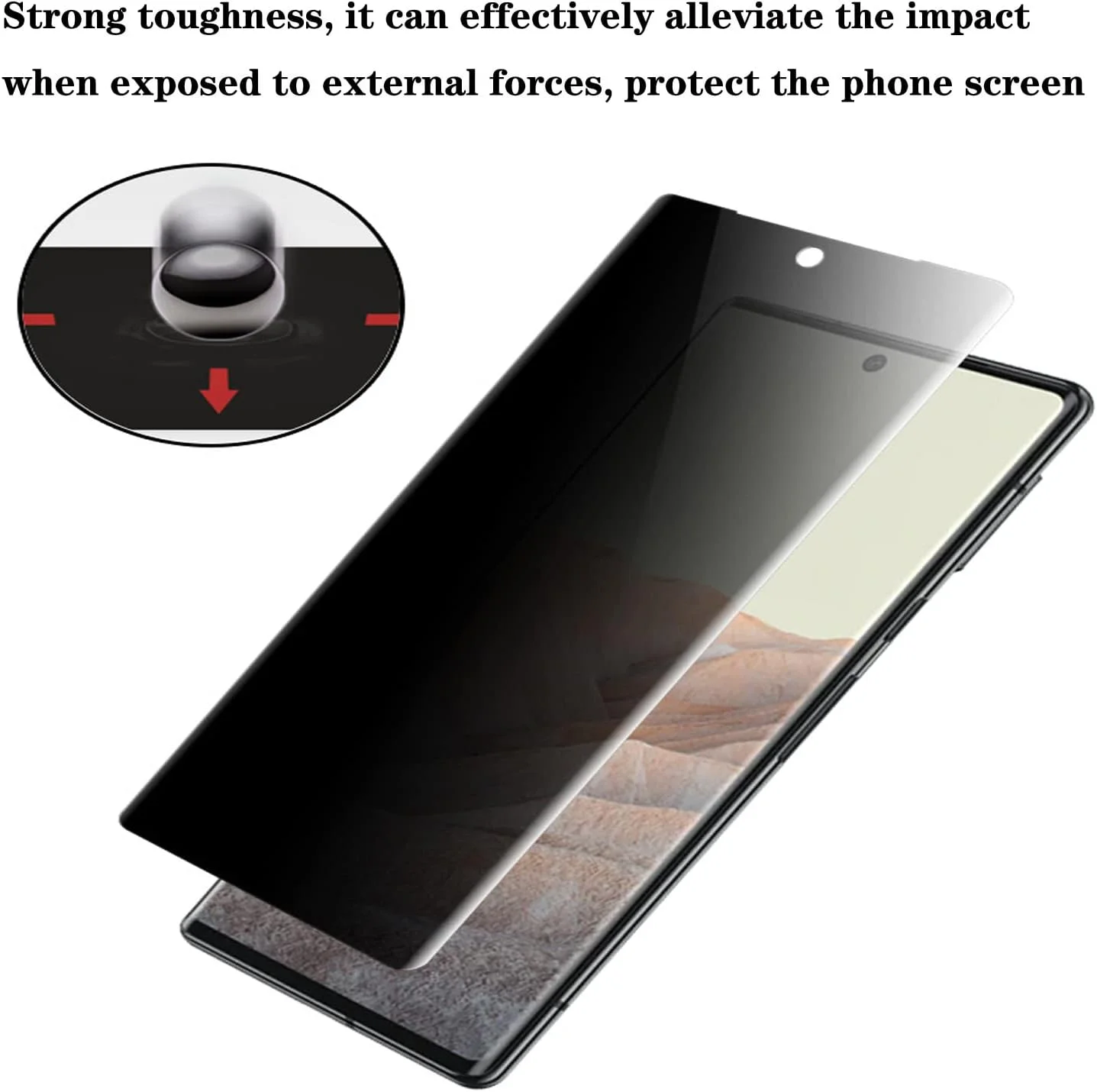 محافظ صفحه نمایش حریم خصوصی BYIUIHS، بسته 2 عددی، طراحی شده برای گوگل پیکسل 7 پرو / گوگل پیکسل 6 پرو، فیلم محافظ صفحه نمایش نرم ضد دید گوگل پیکسل 7 پرو / گوگل پیکسل 6 پرو 6.7 اینچ محافظ صفحه نمایش حریم خصوصی BYIUIHS، بسته 2 عددی، طراحی شده برای گوگل پیکسل 7 پرو / گوگل پیکسل 6 پرو، فیلم محافظ صفحه نمایش نرم ضد دید گوگل پیکسل 7 پرو / گوگل پیکسل 6 پرو 6.7 اینچ