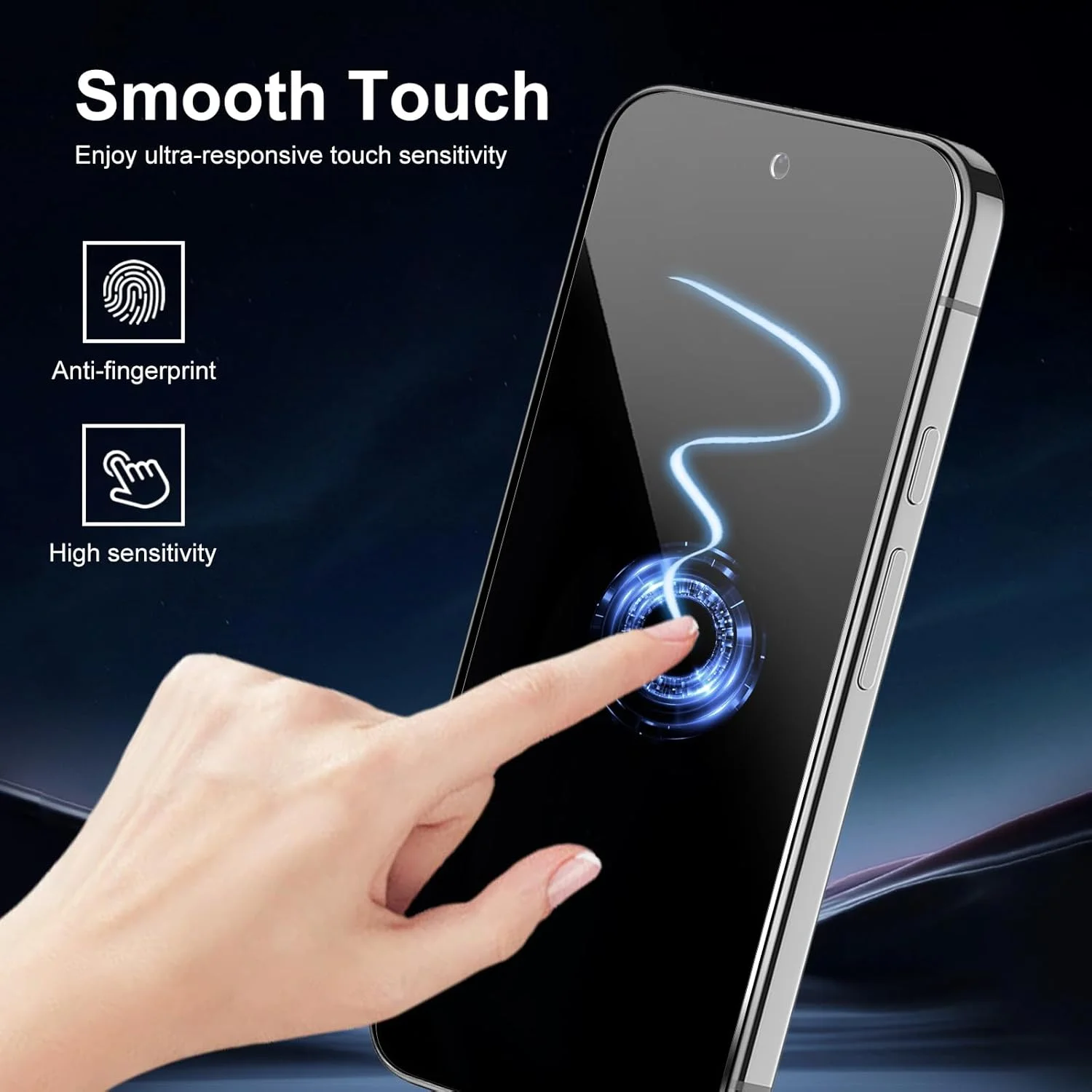 محافظ صفحه نمایش حریم خصوصی QZGWDY بسته 2 عددی برای Google Pixel 9 Pro XL، بدون حباب، بادوام، شیشه با سختی 9H محافظ صفحه نمایش حریم خصوصی QZGWDY بسته 2 عددی برای Google Pixel 9 Pro XL، بدون حباب، بادوام، شیشه با سختی 9H