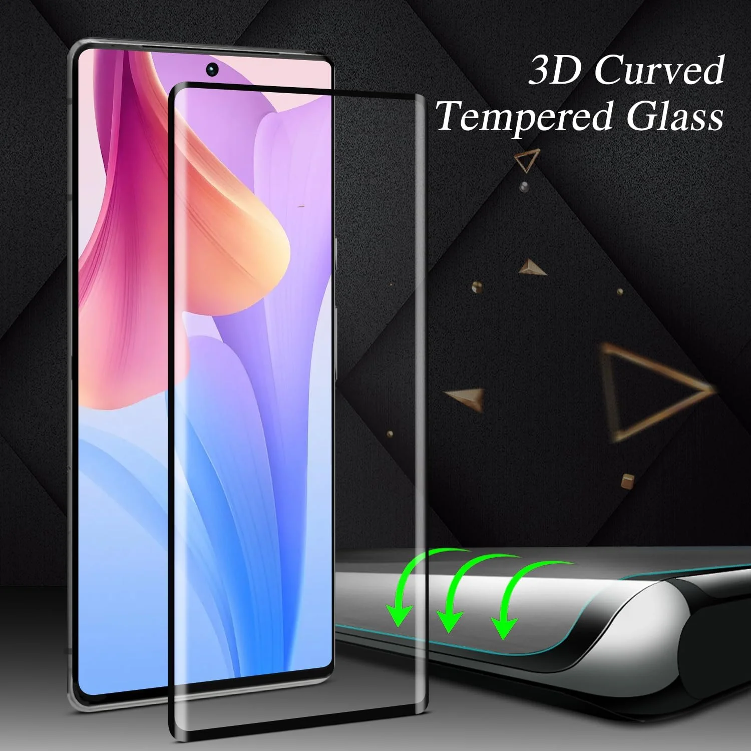 محافظ صفحه نمایش MAYtobe بسته 2 عددی برای Google Pixel 7 Pro شیشه حرارت دیده، پوشش کامل منحنی 3D، سازگار با شناسه اثر انگشت، سختی 9H، بدون حباب، ضد خش، نصب آسان محافظ صفحه نمایش MAYtobe بسته 2 عددی برای Google Pixel 7 Pro شیشه حرارت دیده، پوشش کامل منحنی 3D، سازگار با شناسه اثر انگشت، سختی 9H، بدون حباب، ضد خش، نصب آسان