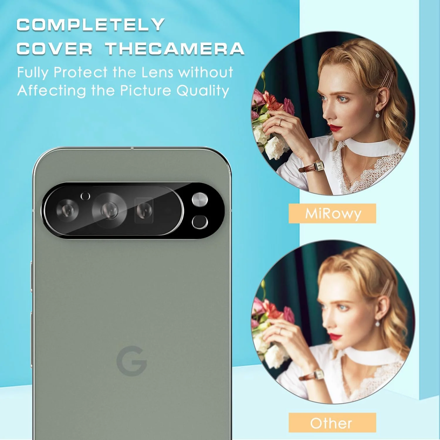 محافظ صفحه نمایش MiRowy سازگار با Google Pixel 9 Pro XL، 2+2 عدد فیلم شیشه ای حرارت دیده 9H ضد جاسوسی و محافظ دوربین، محافظ صفحه نمایش ضد خش و ضد جاسوسی برای Google Pixel 9 Pro XL محافظ صفحه نمایش MiRowy سازگار با Google Pixel 9 Pro XL، 2+2 عدد فیلم شیشه ای حرارت دیده 9H ضد جاسوسی و محافظ دوربین، محافظ صفحه نمایش ضد خش و ضد جاسوسی برای Google Pixel 9 Pro XL