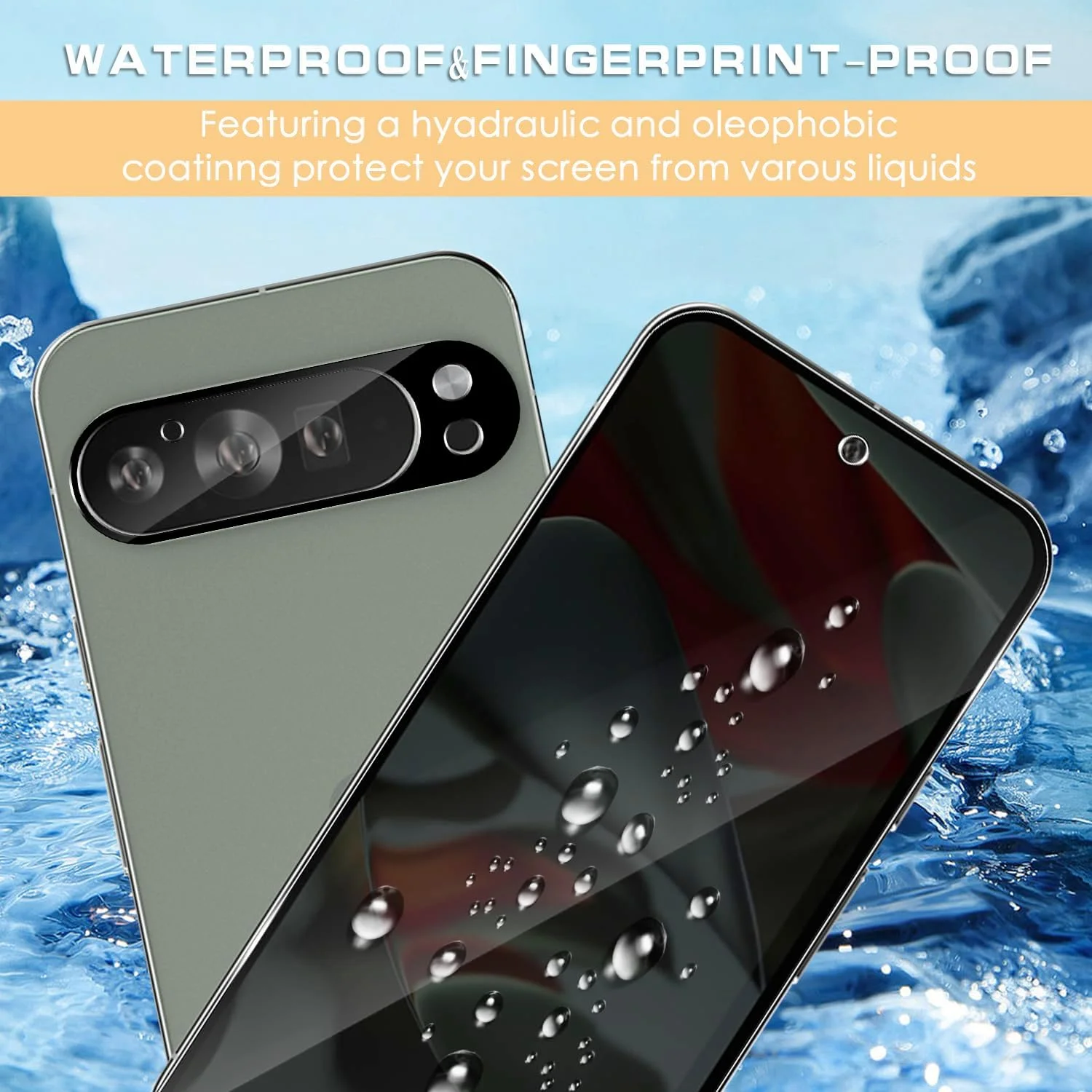 محافظ صفحه نمایش MiRowy سازگار با Google Pixel 9 Pro XL، 2+2 عدد فیلم شیشه ای حرارت دیده 9H ضد جاسوسی و محافظ دوربین، محافظ صفحه نمایش ضد خش و ضد جاسوسی برای Google Pixel 9 Pro XL محافظ صفحه نمایش MiRowy سازگار با Google Pixel 9 Pro XL، 2+2 عدد فیلم شیشه ای حرارت دیده 9H ضد جاسوسی و محافظ دوربین، محافظ صفحه نمایش ضد خش و ضد جاسوسی برای Google Pixel 9 Pro XL