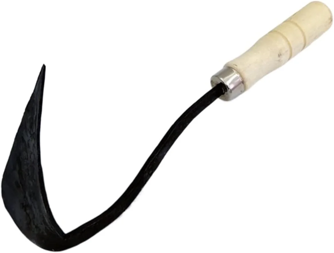 بیلچه باغبانی سوناکسو، دسته چوبی، دسته خمیده، نوک مثلثی، بیلچه باغبانی کشاورزی، ابزار کاشت نهال