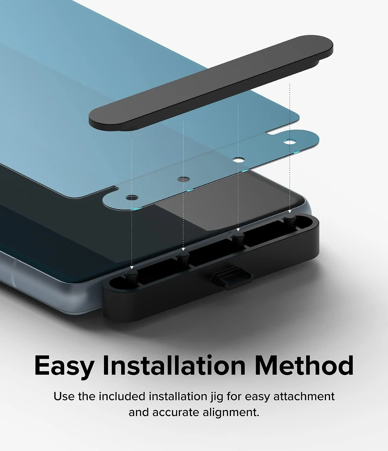 محافظ صفحه نمایش Ringke Dual Easy Film برای Google Pixel 7a [بسته 2 عددی] پوشش ضد لک با وضوح بالا نصب آسان حذف خودکار گرد و غبار محافظ صفحه نمایش سازگار با قاب Google Pixel 7a Film