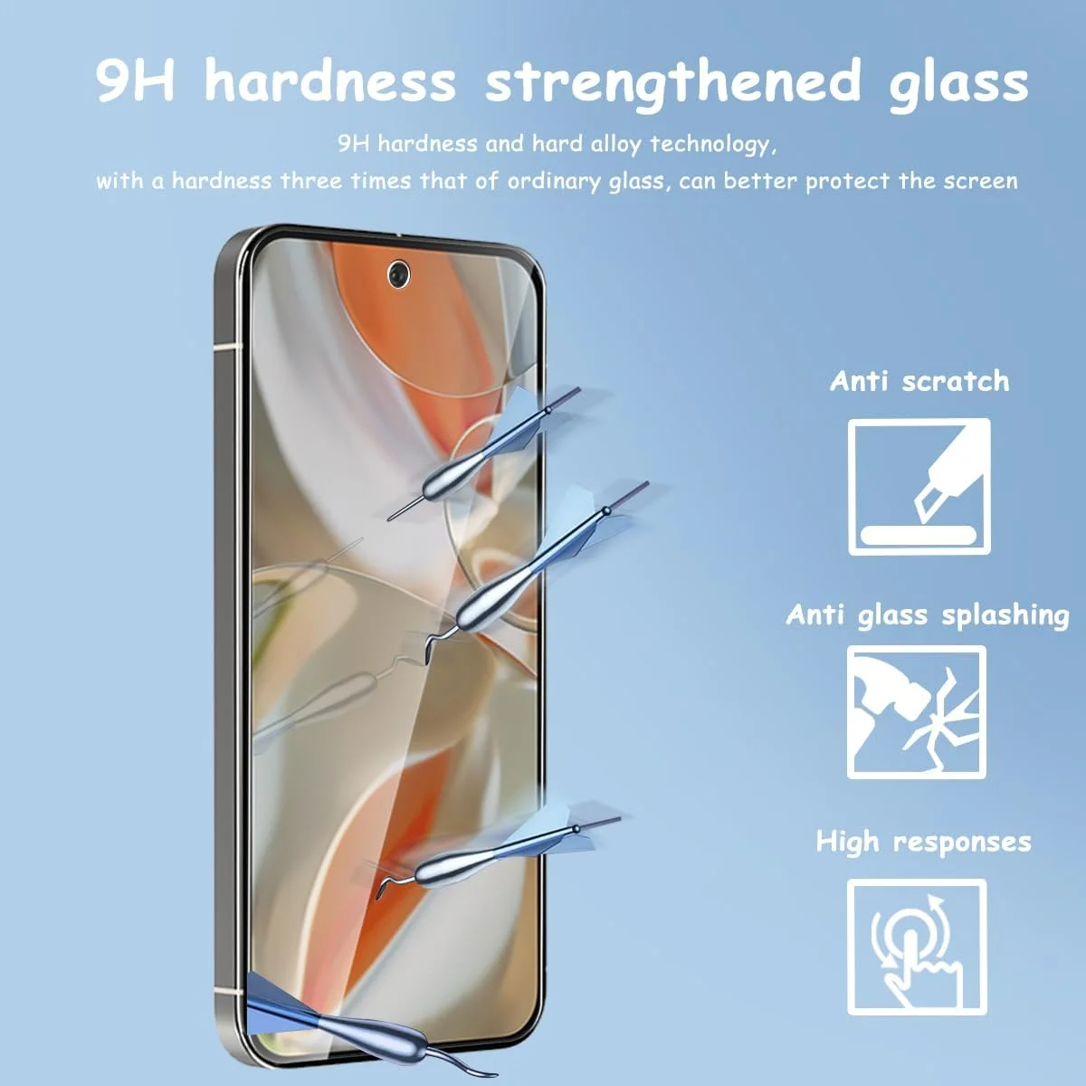 محافظ صفحه نمایش Yonntmmi برای Google Pixel 9 Pro XL از جنس شیشه حرارت دیده، بسته 3 عددی محافظ صفحه نمایش شیشه ای حرارت دیده به همراه 1 عدد محافظ لنز دوربین، HD/سختی 9H/مقاوم در برابر خراش محافظ صفحه نمایش Yonntmmi برای Google Pixel 9 Pro XL از جنس شیشه حرارت دیده، بسته 3 عددی محافظ صفحه نمایش شیشه ای حرارت دیده به همراه 1 عدد محافظ لنز دوربین، HD/سختی 9H/مقاوم در برابر خراش