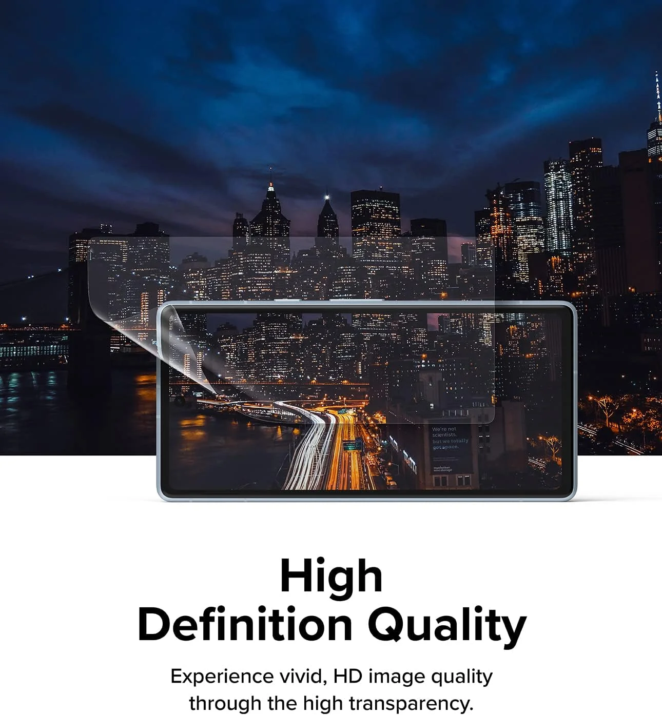 محافظ صفحه نمایش Ringke Dual Easy Film برای Google Pixel 7a [بسته 2 عددی] پوشش ضد لک با وضوح بالا نصب آسان حذف خودکار گرد و غبار محافظ صفحه نمایش سازگار با قاب Google Pixel 7a Film