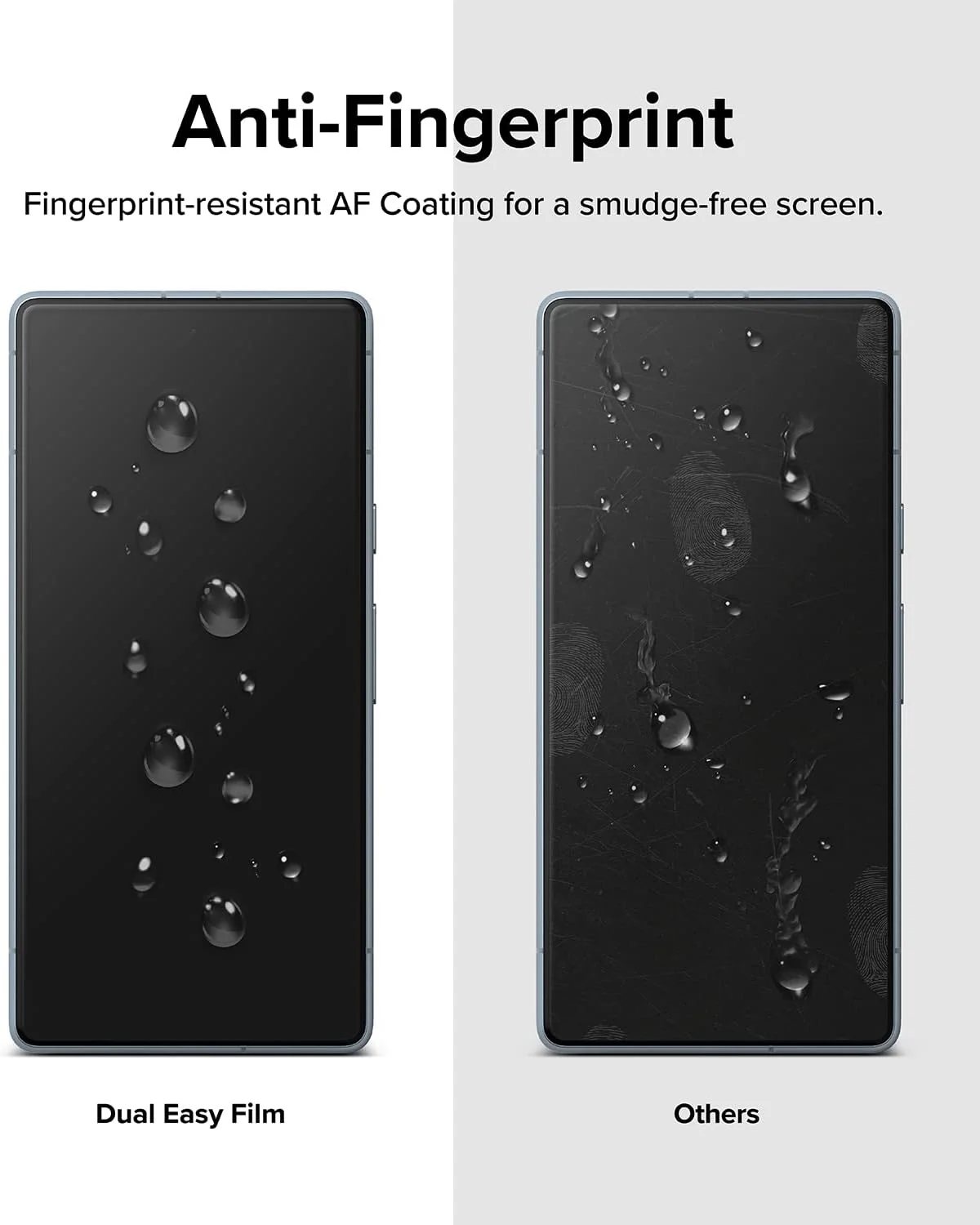 محافظ صفحه نمایش Ringke Dual Easy Film برای Google Pixel 7a [بسته 2 عددی] پوشش ضد لک با وضوح بالا نصب آسان حذف خودکار گرد و غبار محافظ صفحه نمایش سازگار با قاب Google Pixel 7a Film