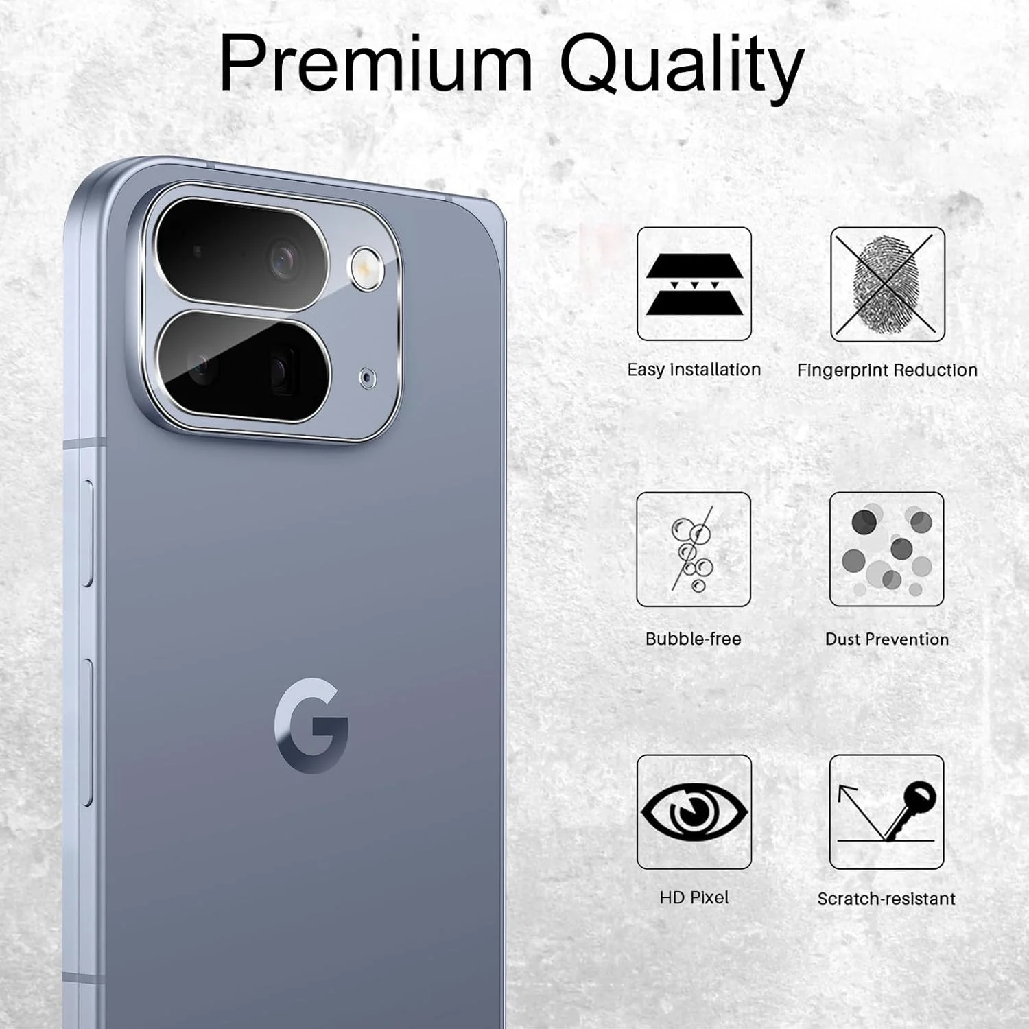 TUTUO 3 Pack Compatible with Google Pixel 10 Pro Fold Camera Lens Protector Tempered Glass, Anti-Scratch, No Bubbles, 9H Hardness, HD Easy Installation Camera Screen Protector Film TUTUO 3 Pack Compatible with Google Pixel 10 Pro Fold Camera Lens Protector Tempered Glass, Anti-Scratch, No Bubbles, 9H Hardness, HD Easy Installation Camera Screen Protector Film
