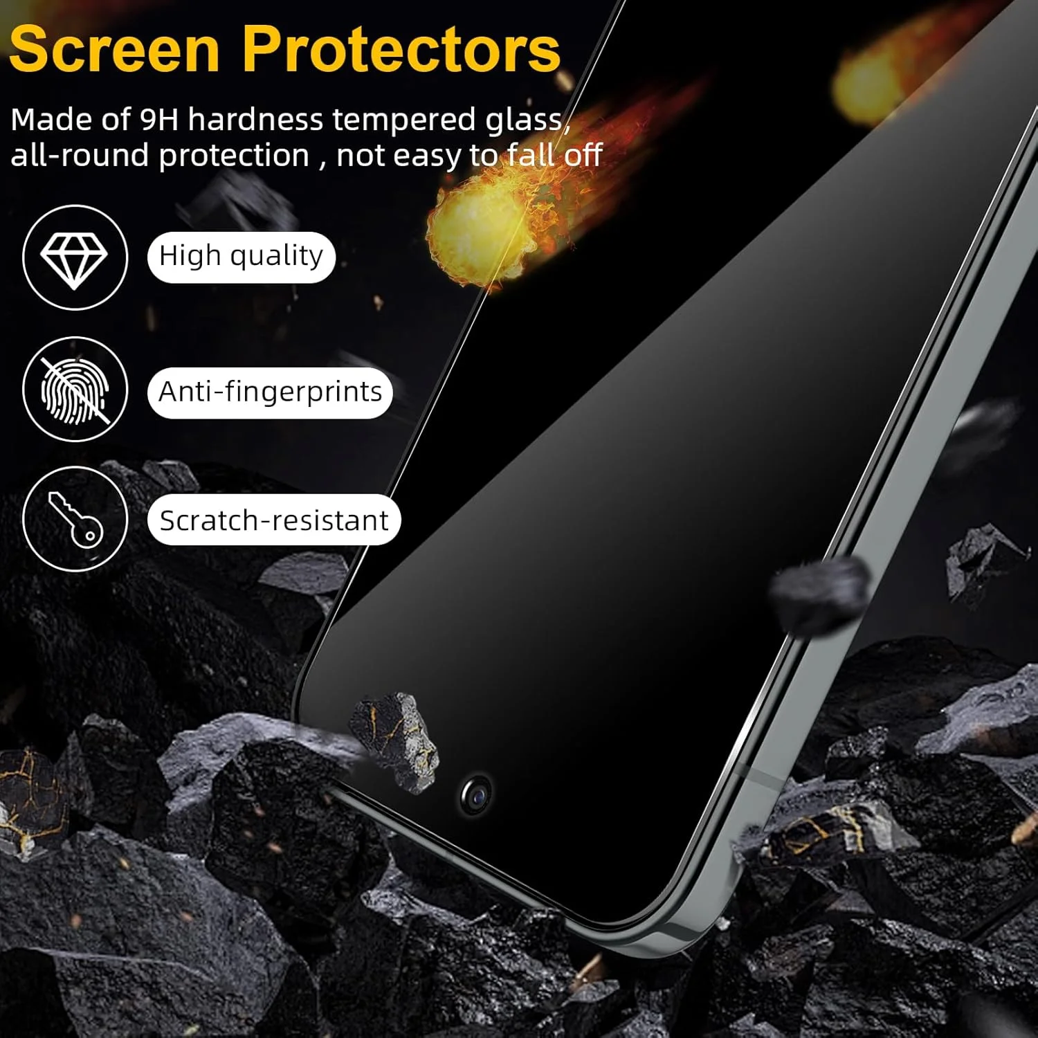 Aerku Pack of 2 Privacy Screen Full Screen Protector for Google Pixel 10 Pro for Tempered Glass, Privacy Protective Glass, 9H Hardness, Anti Fingerprints, Black Edge, Anti-Spy Tempered Glass Film Aerku Pack of 2 Privacy Screen Full Screen Protector for Google Pixel 10 Pro for Tempered Glass, Privacy Protective Glass, 9H Hardness, Anti Fingerprints, Black Edge, Anti-Spy Tempered Glass Film