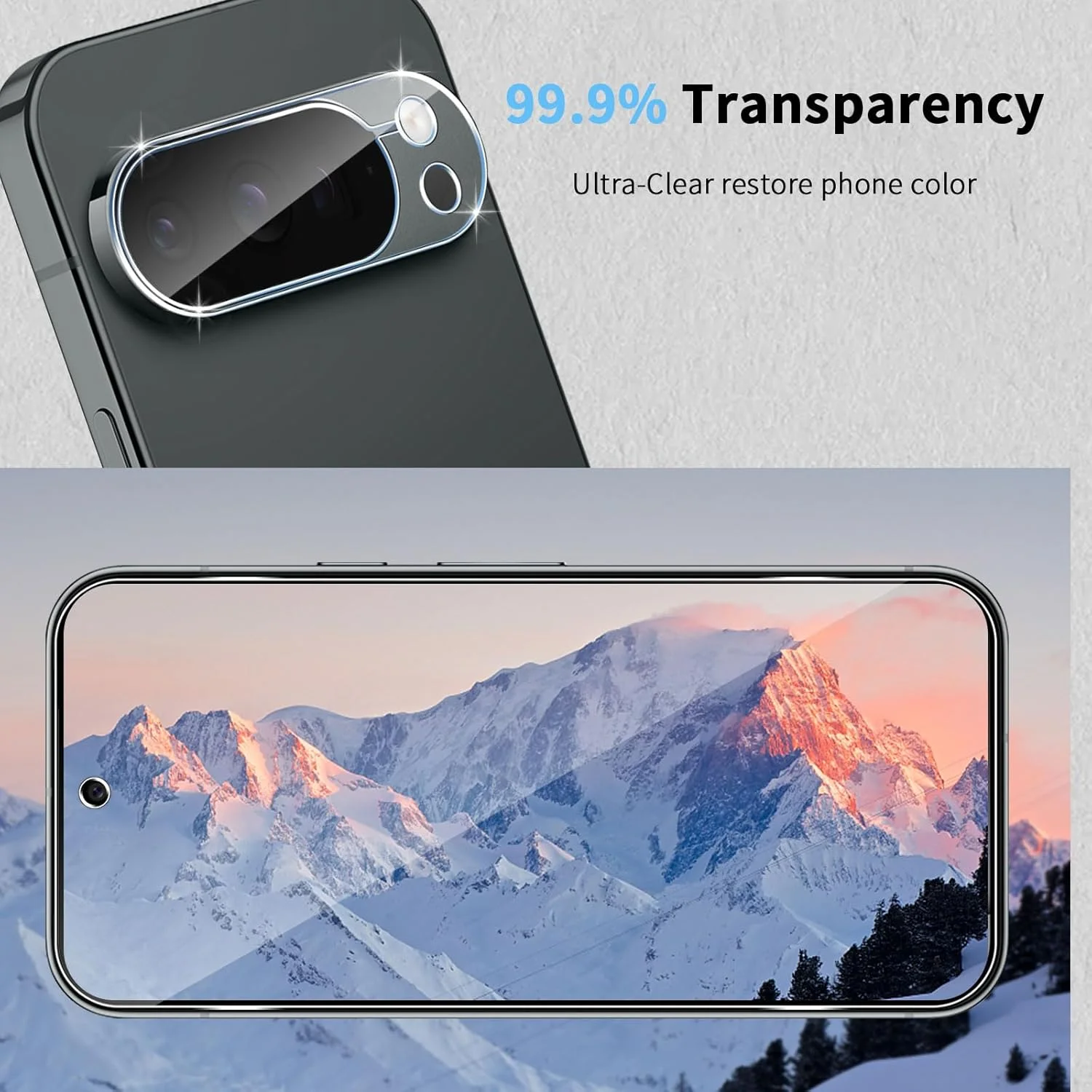 محافظ صفحه نمایش HidWee سازگار با Google Pixel 10 Pro، شیشه حرارت دیده، بسته 2 عددی محافظ شیشه ای و 2 عدد فیلم محافظ دوربین، سختی 9H ضد خش، محافظ صفحه نمایش HD محافظ صفحه نمایش HidWee سازگار با Google Pixel 10 Pro، شیشه حرارت دیده، بسته 2 عددی محافظ شیشه ای و 2 عدد فیلم محافظ دوربین، سختی 9H ضد خش، محافظ صفحه نمایش HD