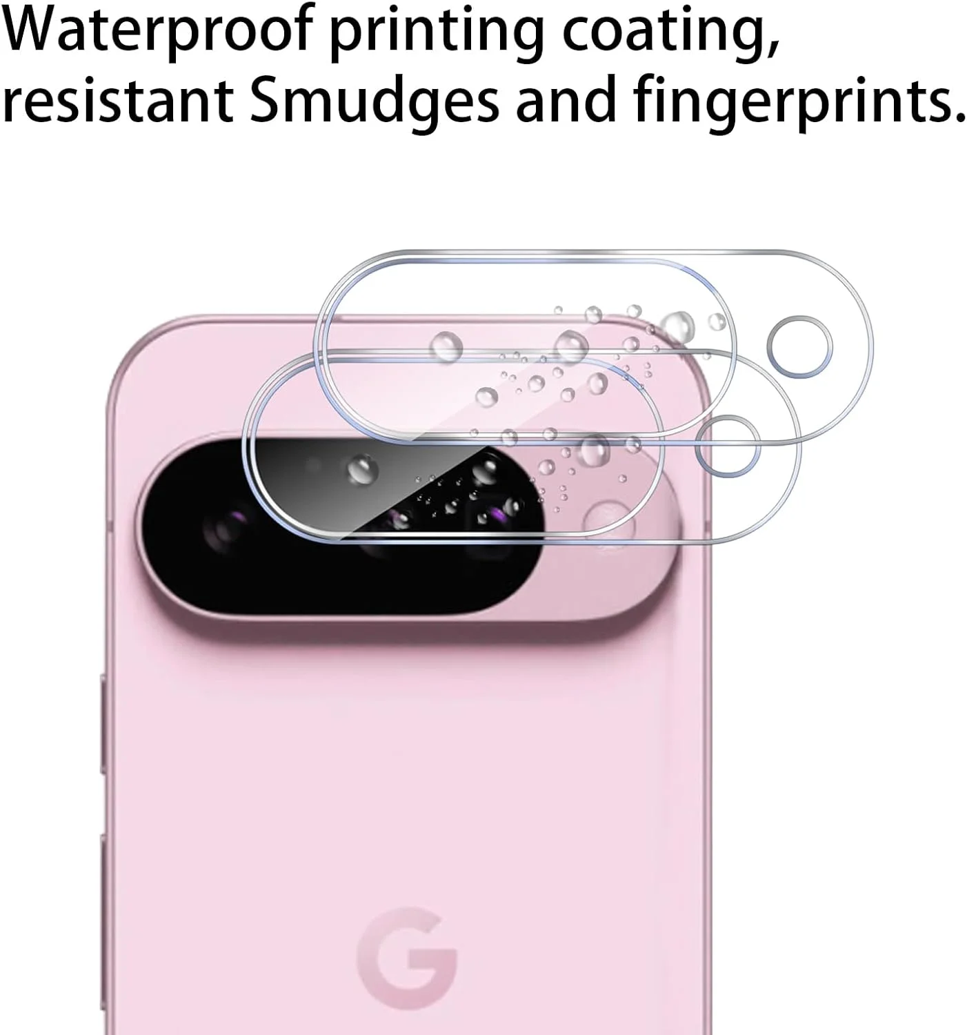MGUEIAO [بسته 2+2 سازگار با Google Pixel 10 شامل محافظ صفحه نمایش شیشه ای و محافظ لنز دوربین، فیلم شیشه ای حرارت دیده HD تمام صفحه [ضد خرد شدن] - مشکی
