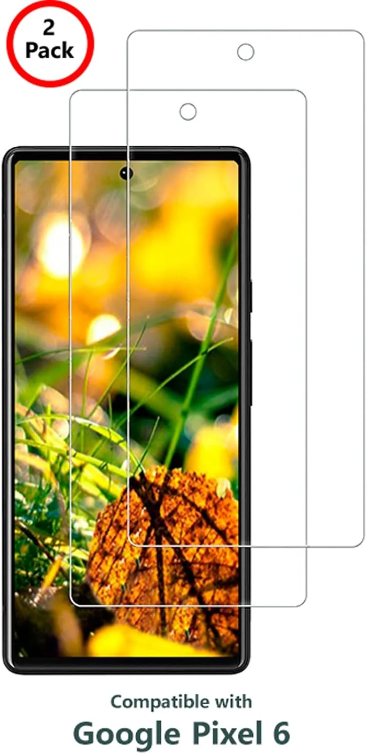 محافظ صفحه نمایش شیشه ای حرارت دیده AntilaTech، بسته 2 عددی، سازگار با Google Pixel 6 - طراحی دقیق، سازگار با قاب، حساس به لمس و نصب بدون حباب محافظ صفحه نمایش شیشه ای حرارت دیده AntilaTech، بسته 2 عددی، سازگار با Google Pixel 6 - طراحی دقیق، سازگار با قاب، حساس به لمس و نصب بدون حباب