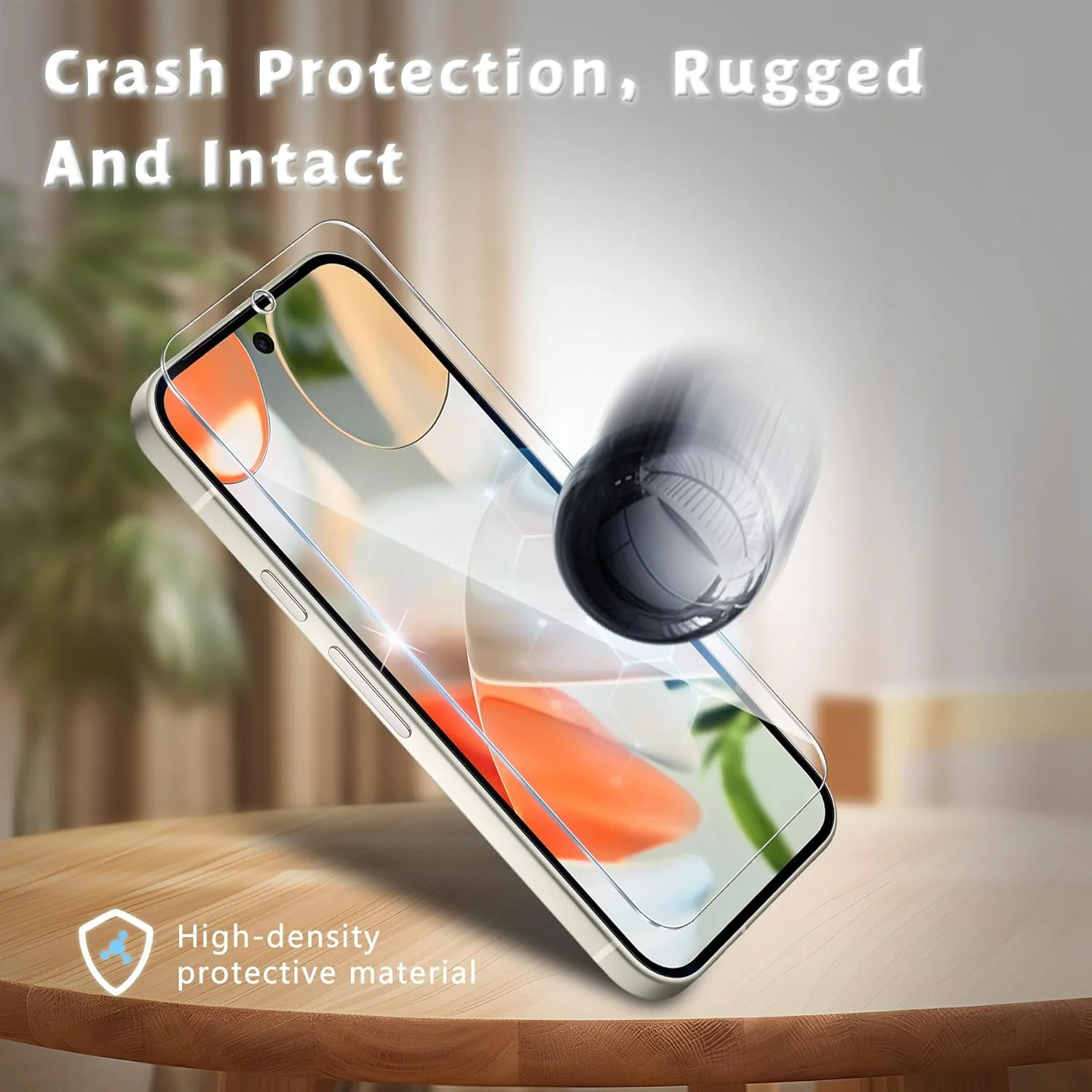 محافظ صفحه نمایش حریم خصوصی شیشه ای آیفون X XS [نسل جدید]، طراحی شده برای آیفون X/XS