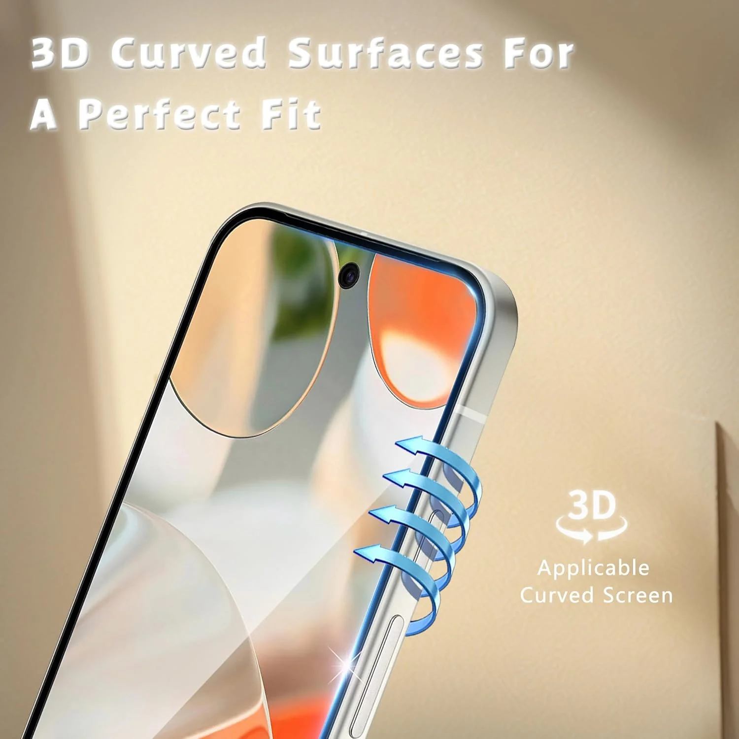 محافظ صفحه نمایش حریم خصوصی شیشه ای آیفون X XS [نسل جدید]، طراحی شده برای آیفون X/XS