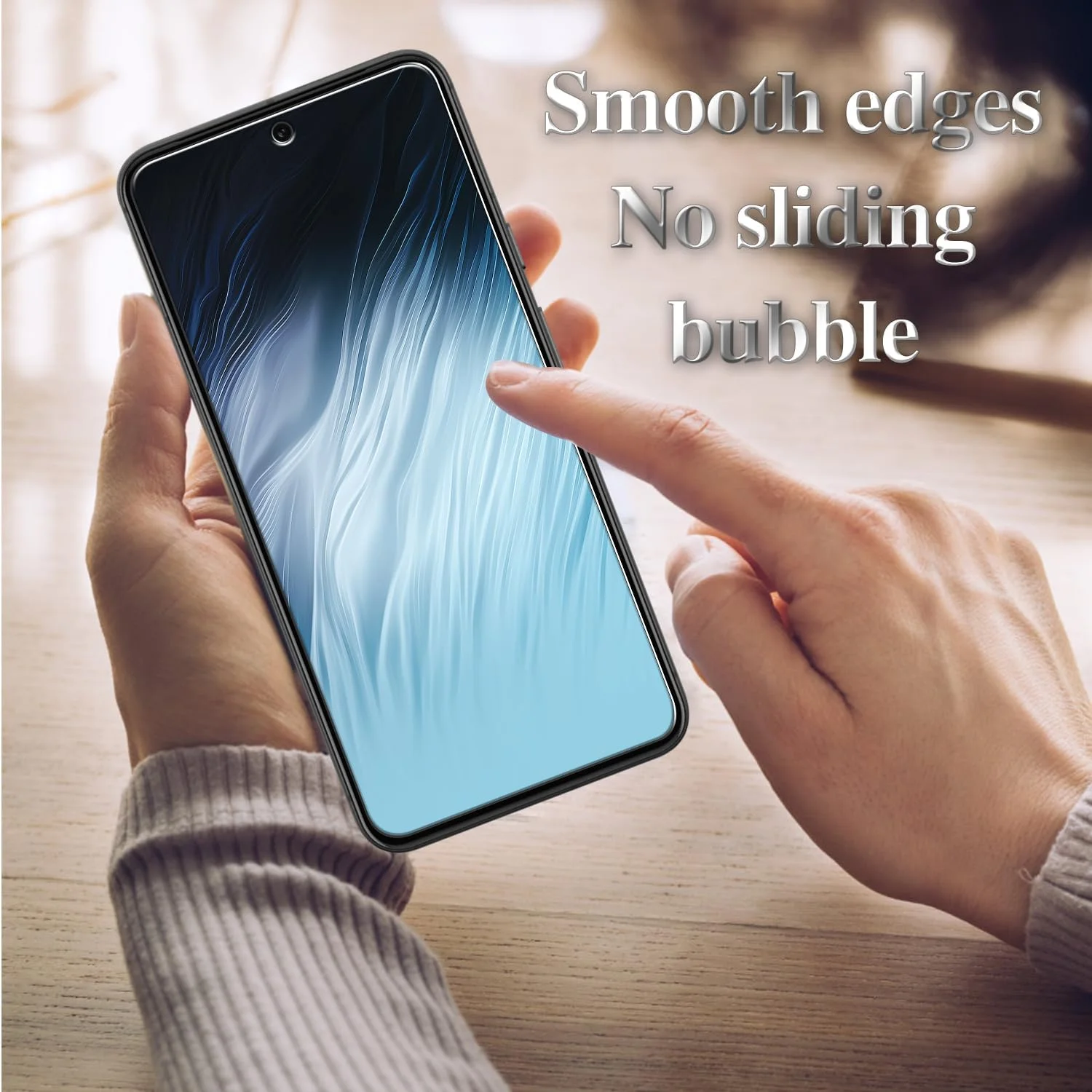 محافظ صفحه نمایش [بسته 3 عددی] Kesuwe برای Google Pixel 8a، شیشه حرارت دیده، ضد خش، ضد شکستگی، ضد ضربه، بدون حباب، شفاف HD، سازگار با قاب، نصب آسان