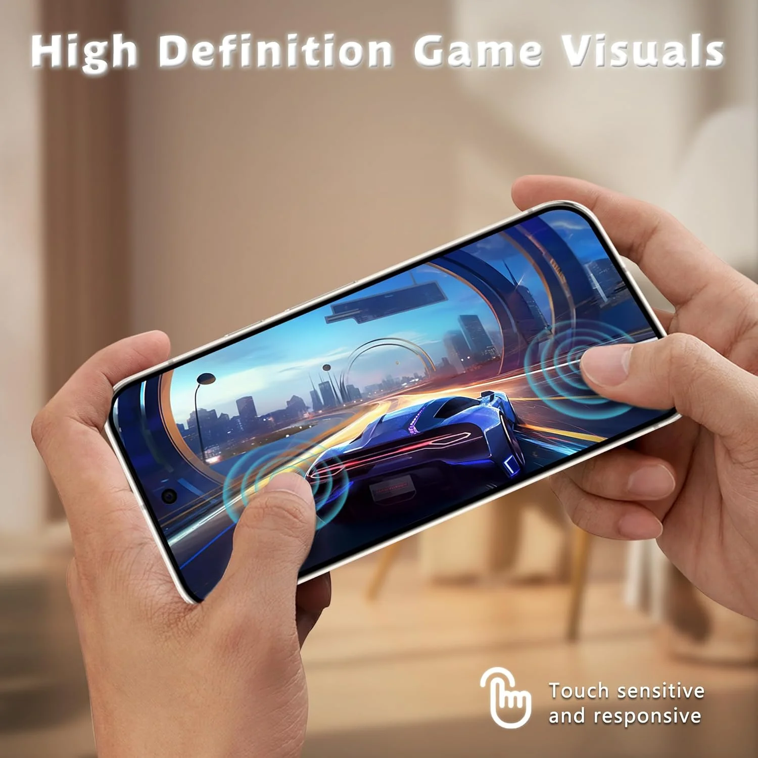 محافظ صفحه نمایش حریم خصوصی شیشه ای آیفون X XS [نسل جدید]، طراحی شده برای آیفون X/XS