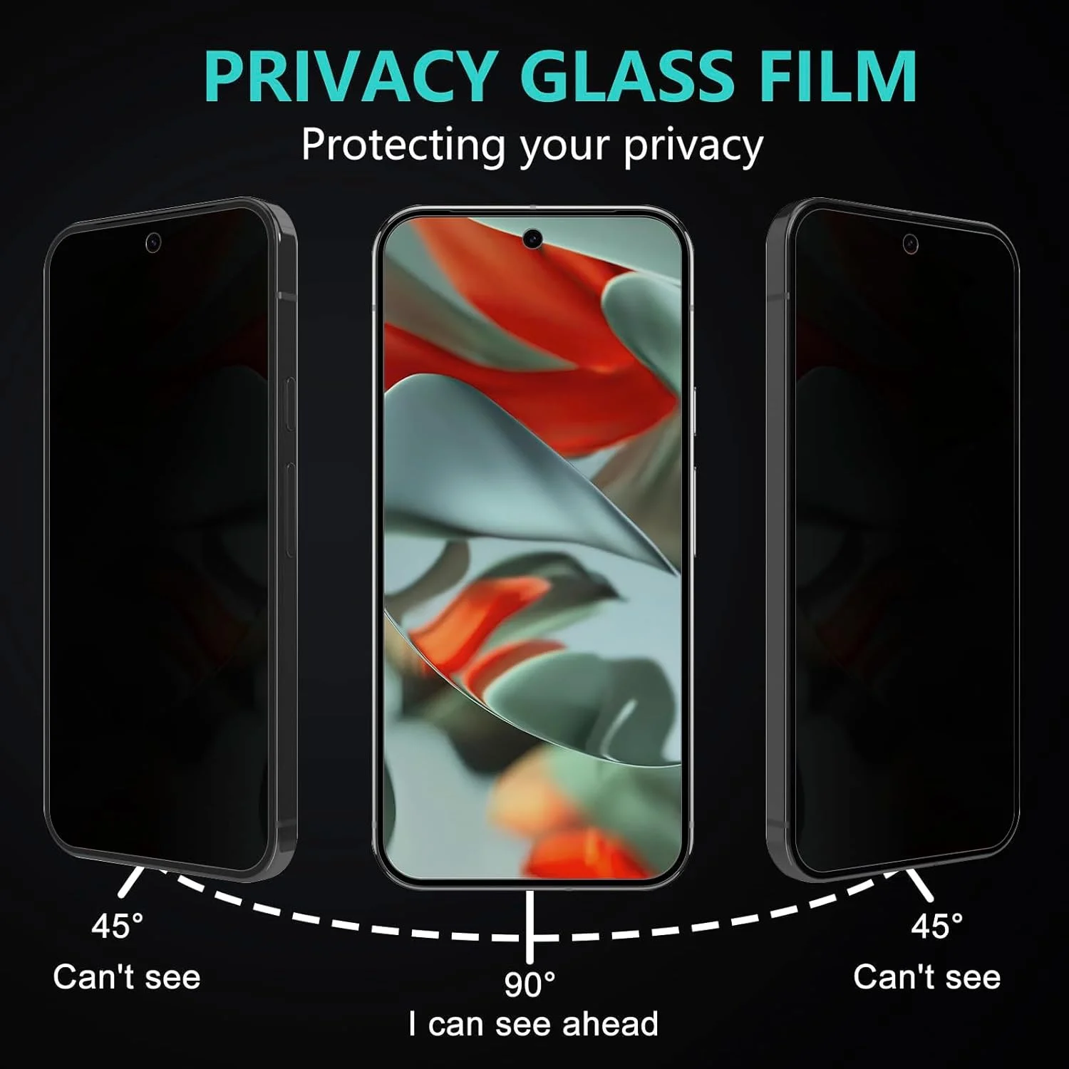 محافظ صفحه نمایش حریم خصوصی 2 عددی MaEiol + قاب سیلیکونی برای Google Pixel 9 Pro، پوشش ضد خش و ضد ضربه، محافظ صفحه نمایش شیشه ای حرارت دیده حریم خصوصی برای Google Pixel 9 Pro محافظ صفحه نمایش حریم خصوصی 2 عددی MaEiol + قاب سیلیکونی برای Google Pixel 9 Pro، پوشش ضد خش و ضد ضربه، محافظ صفحه نمایش شیشه ای حرارت دیده حریم خصوصی برای Google Pixel 9 Pro