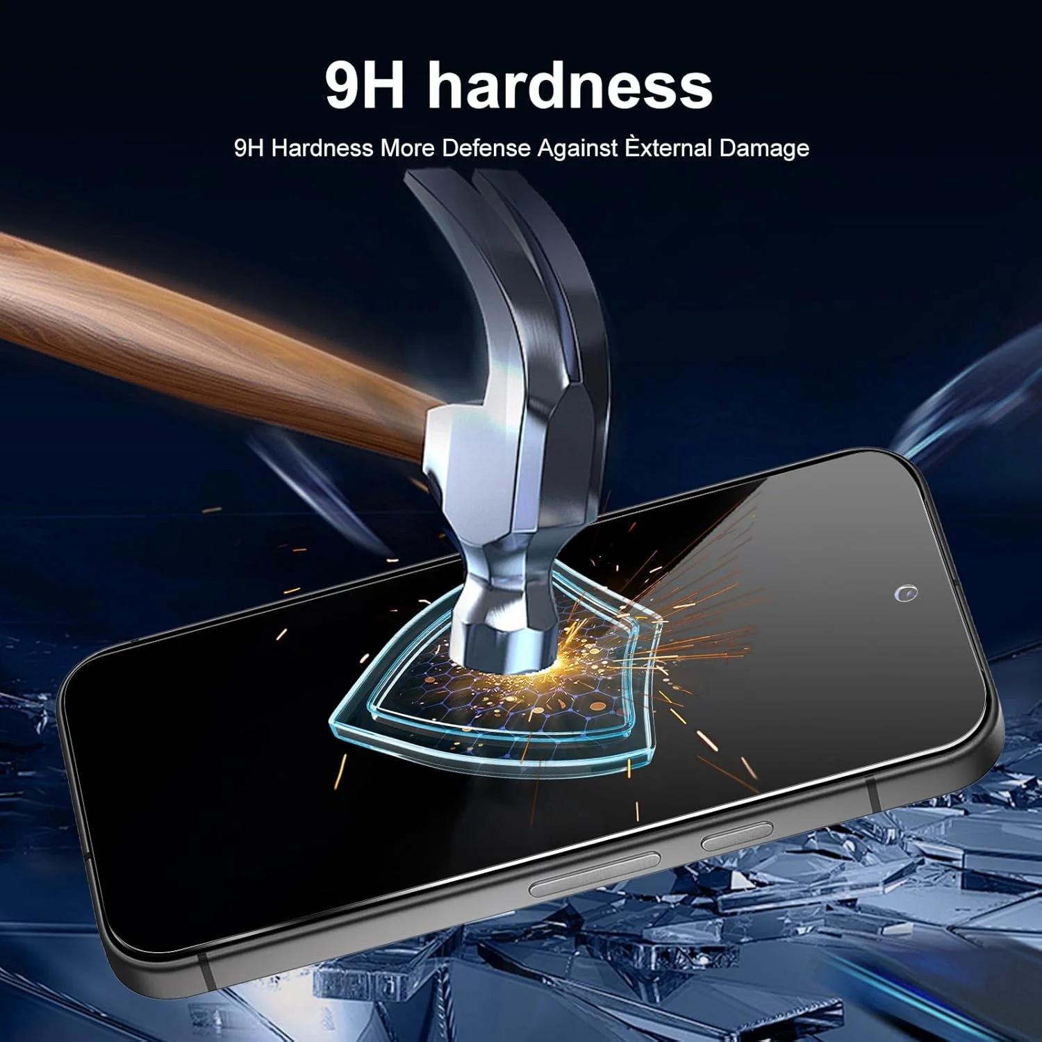 محافظ صفحه نمایش حریم خصوصی QZGWDY بسته 2 عددی برای Google Pixel 9/Google Pixel 9pro، بدون حباب، بادوام، شیشه با سختی 9H محافظ صفحه نمایش حریم خصوصی QZGWDY بسته 2 عددی برای Google Pixel 9/Google Pixel 9pro، بدون حباب، بادوام، شیشه با سختی 9H